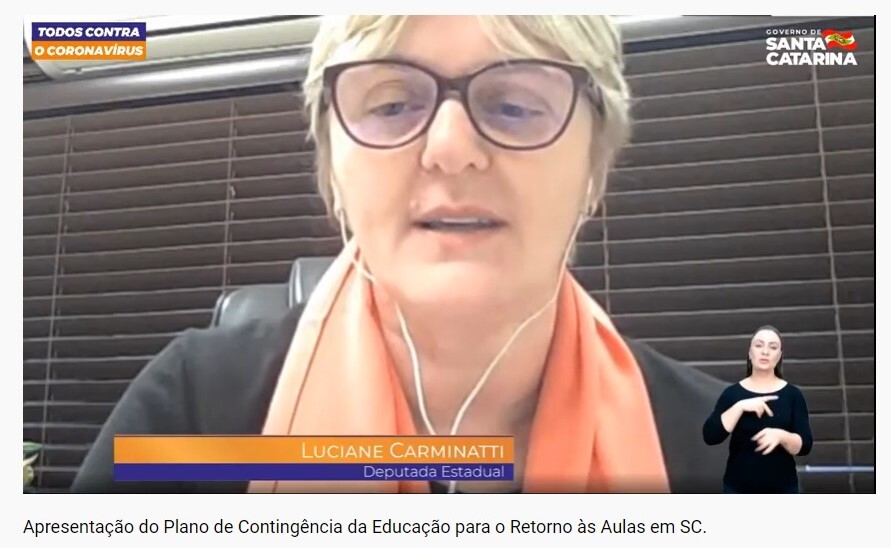 Deputada Luciane Carminatti