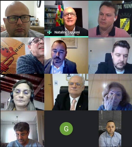 Reunião virtual promovida pelo deputado Dr. Vicente
