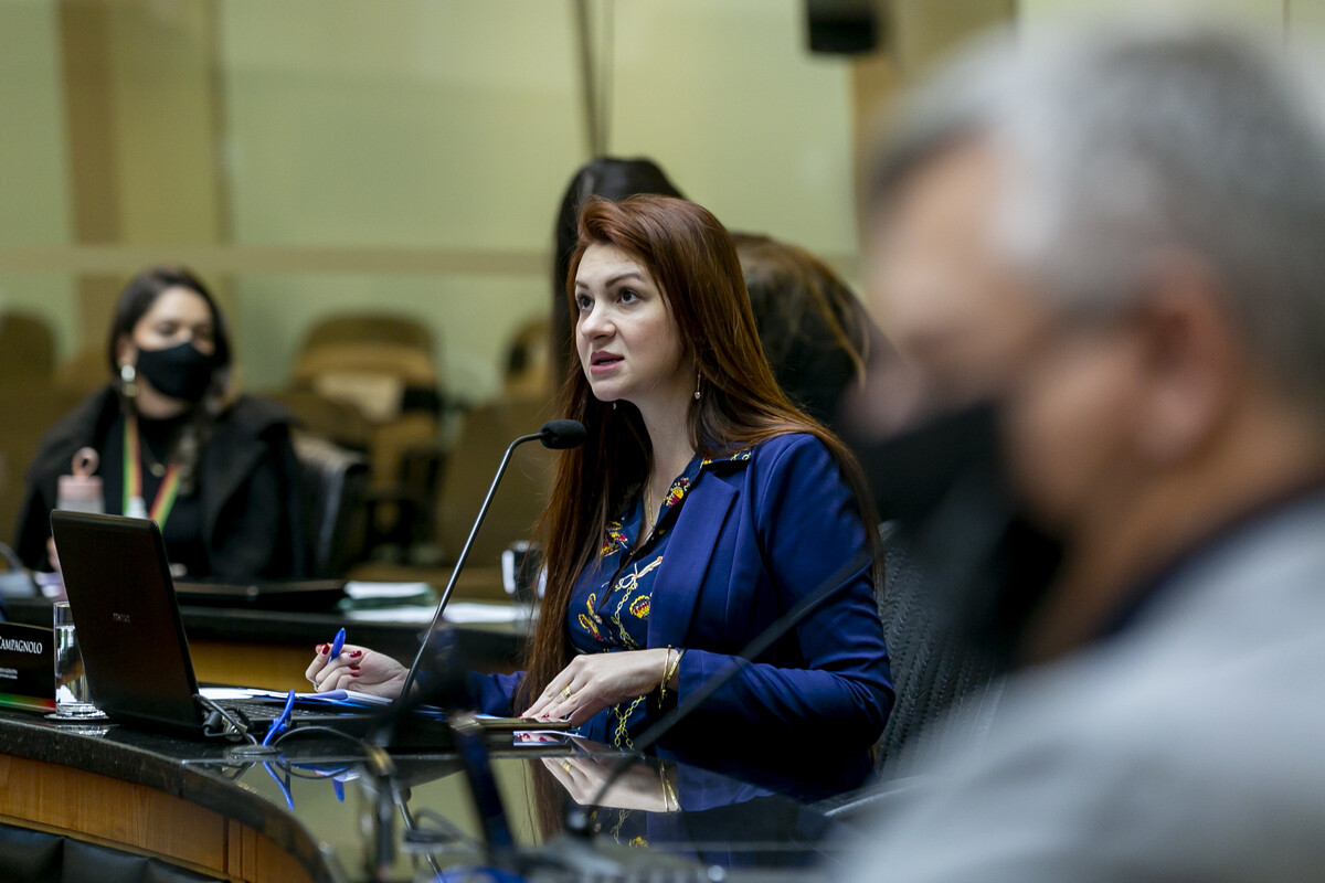 Deputada Ana Campagnolo na CCJ