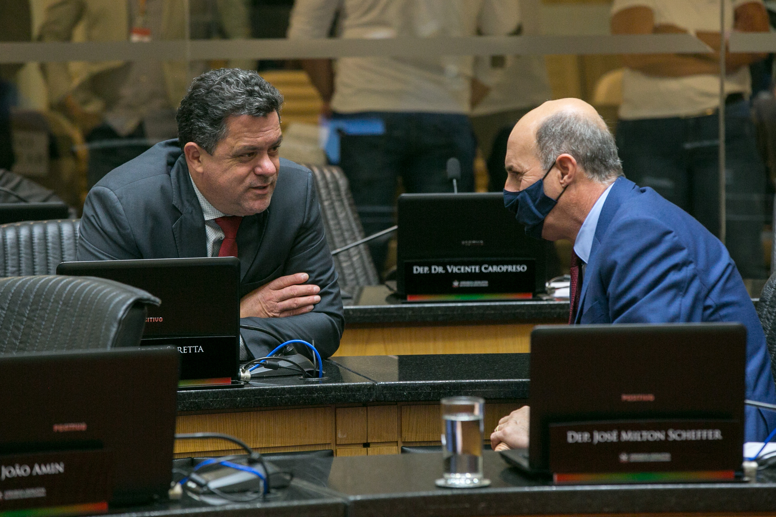 Deputado Ivan Naatz (PL) e Deputado José Milton Scheffer (PP)