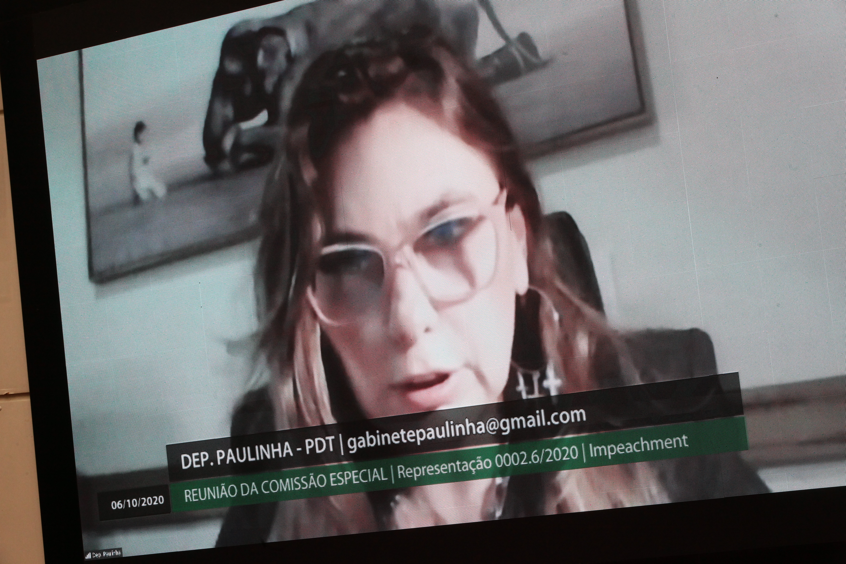 Reunião da Comissão do Impeachment - Deputada Ana Paula da Silva (PDT)