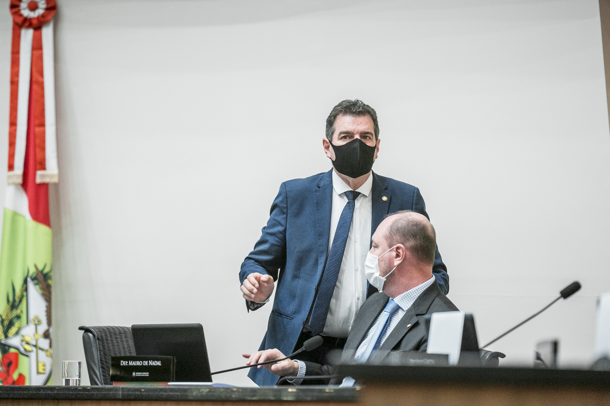 Deputado Mauro de Nadal (MDB) e Deputado Valdir Cobalchini (MDB)