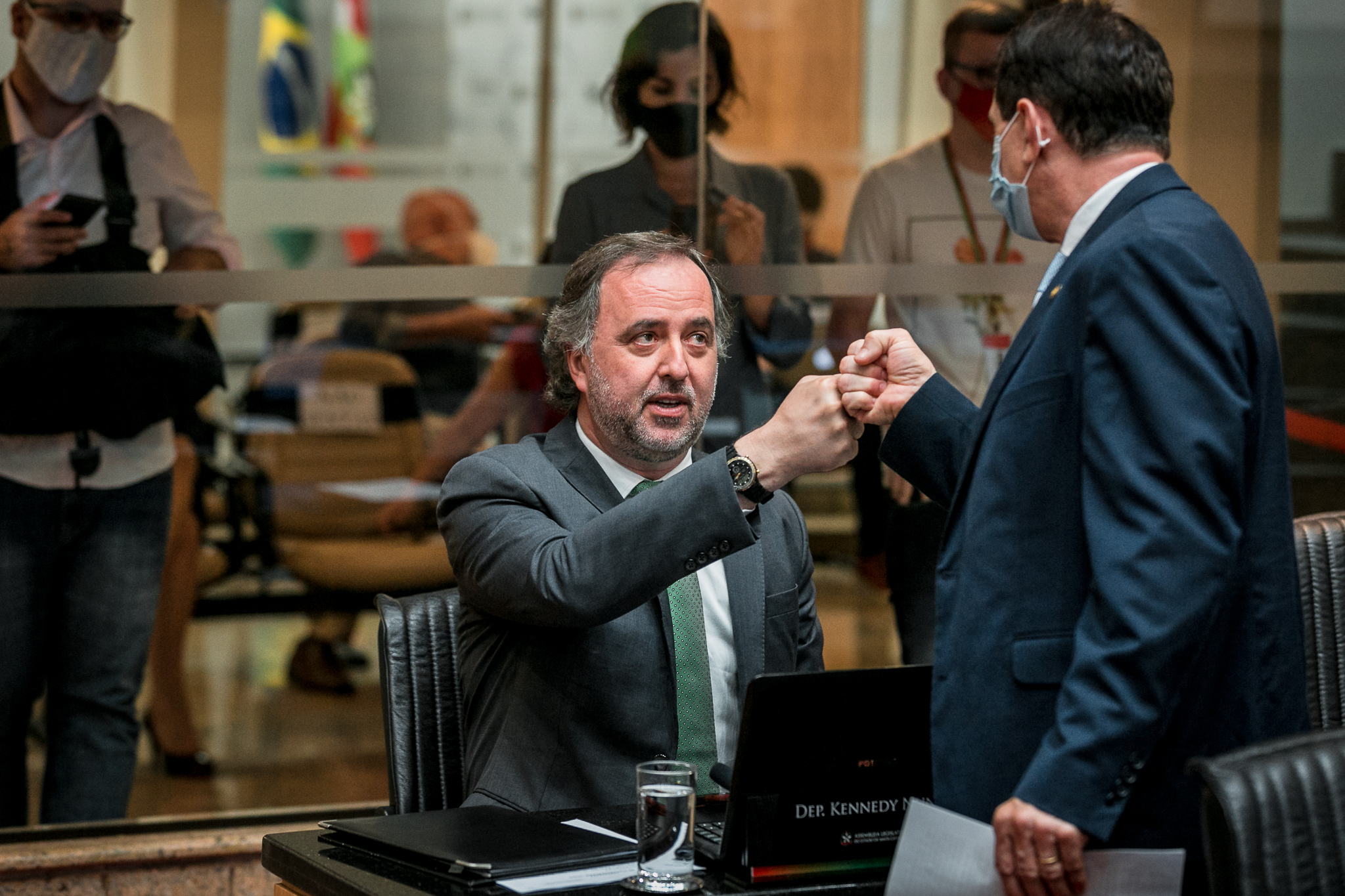 Deputado Coronel Onir Mocelin (PSL) e Deputado Kennedy Nunes (PSD)