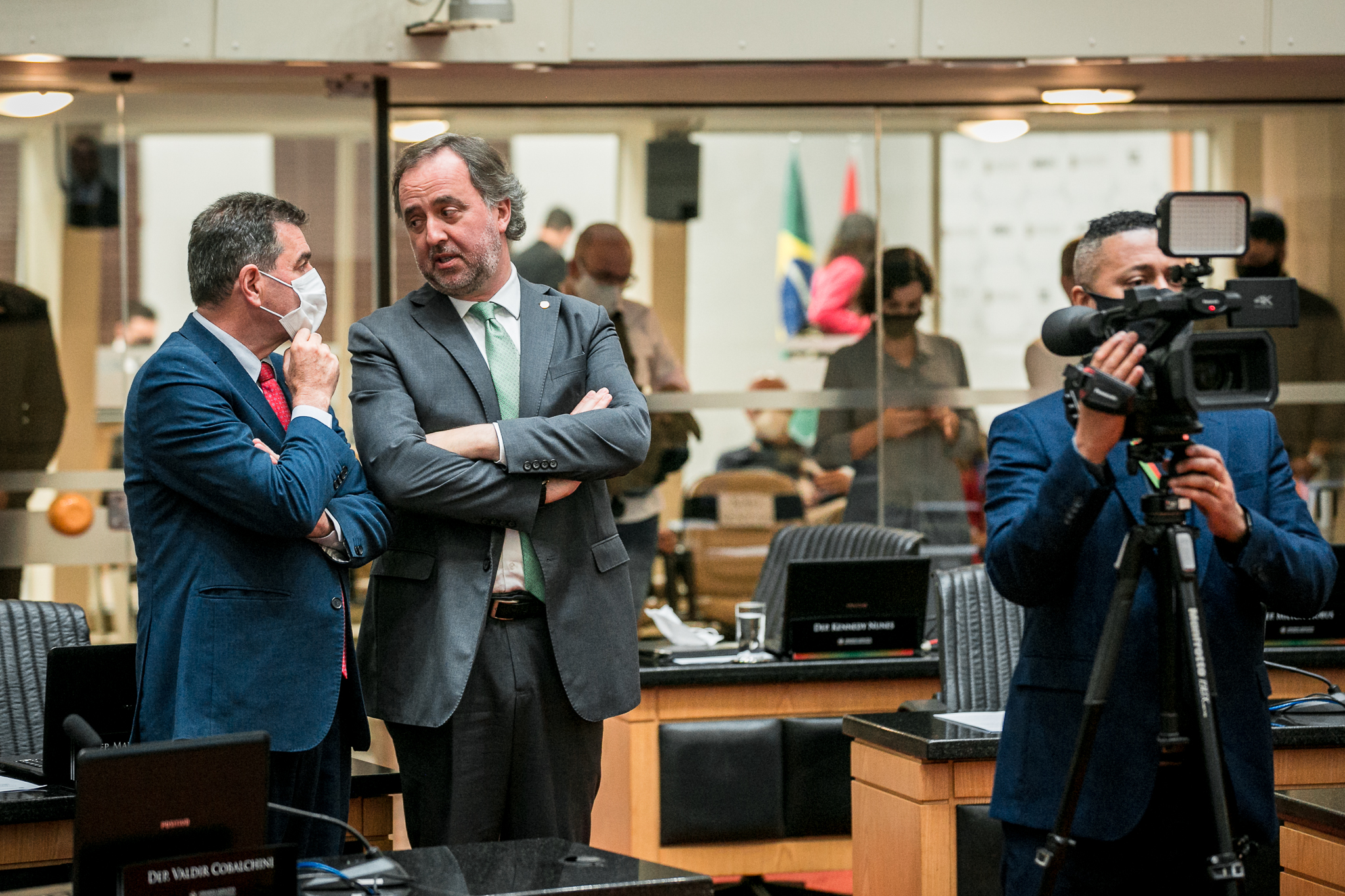 Deputado Kennedy Nunes (PSD) e Deputado Valdir Cobalchini (MDB)