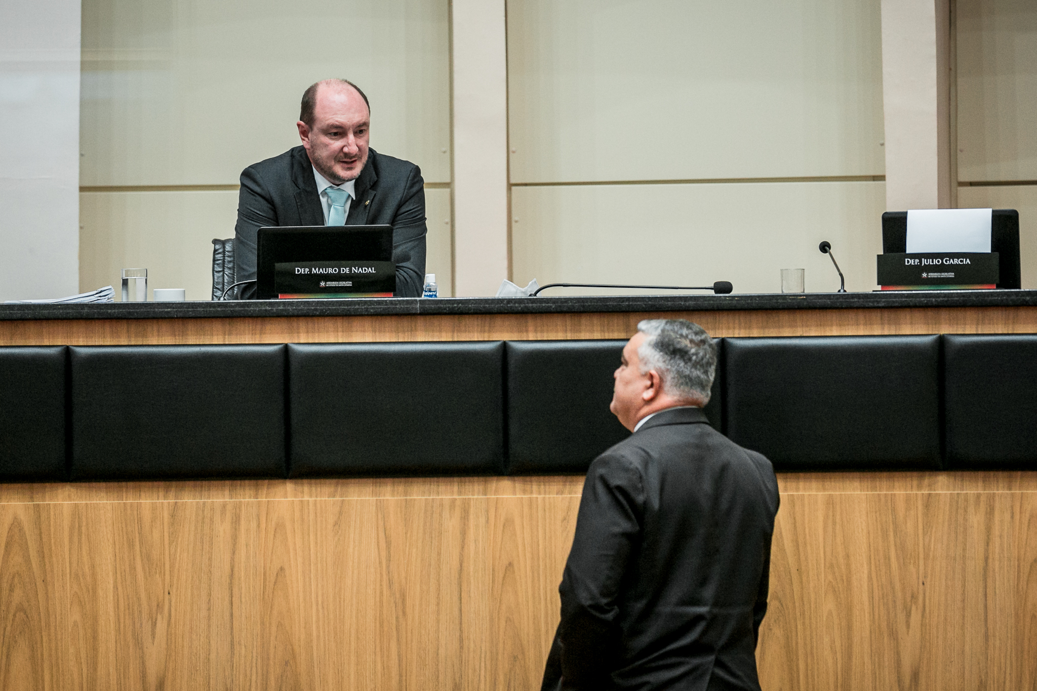 Deputado Sargento Lima(PSL) e Deputado Mauro de Nadal (MDB)