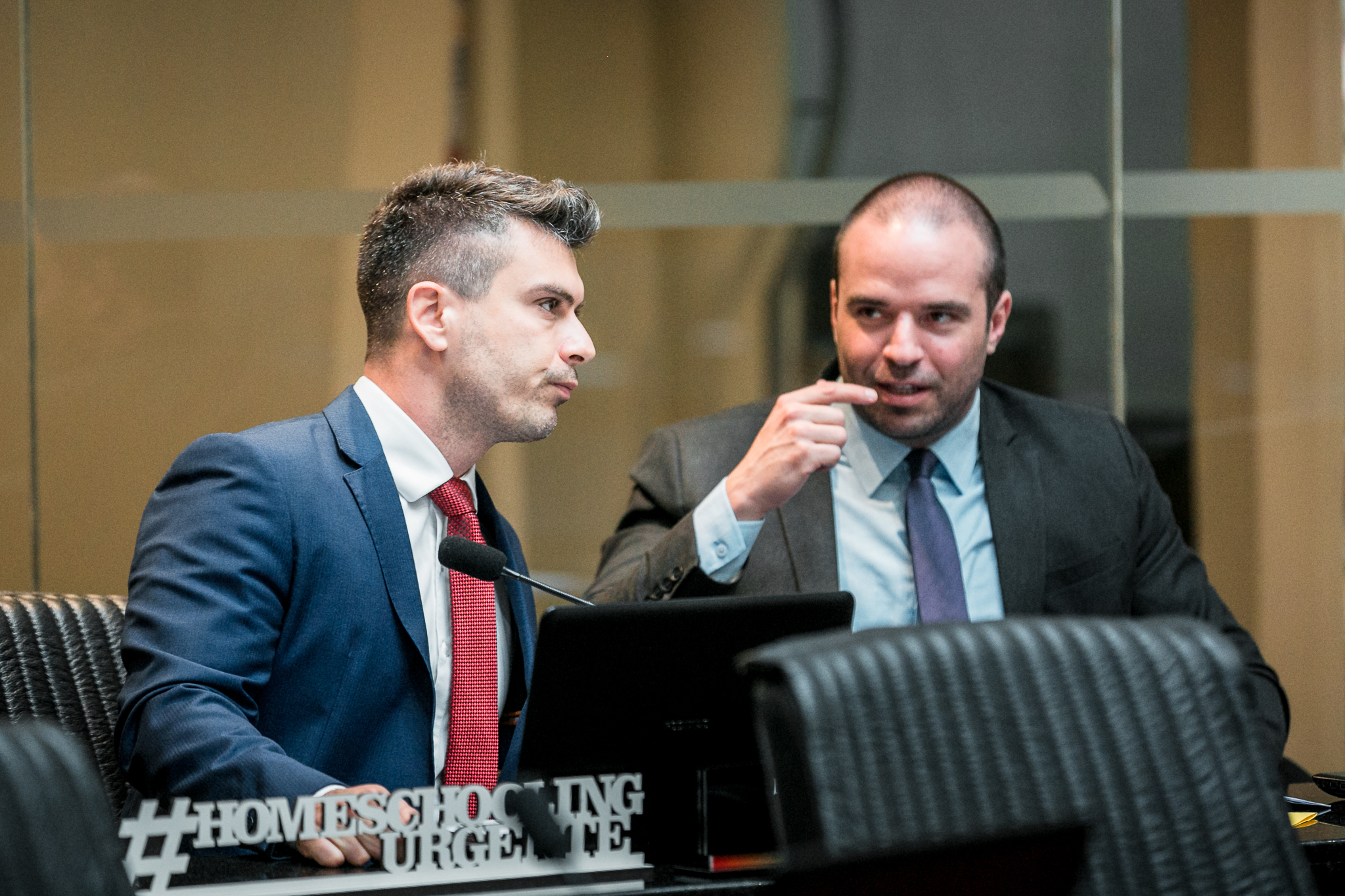 Deputado Bruno Souza (NOVO) e Deputado Jessé Lopes (PSL)