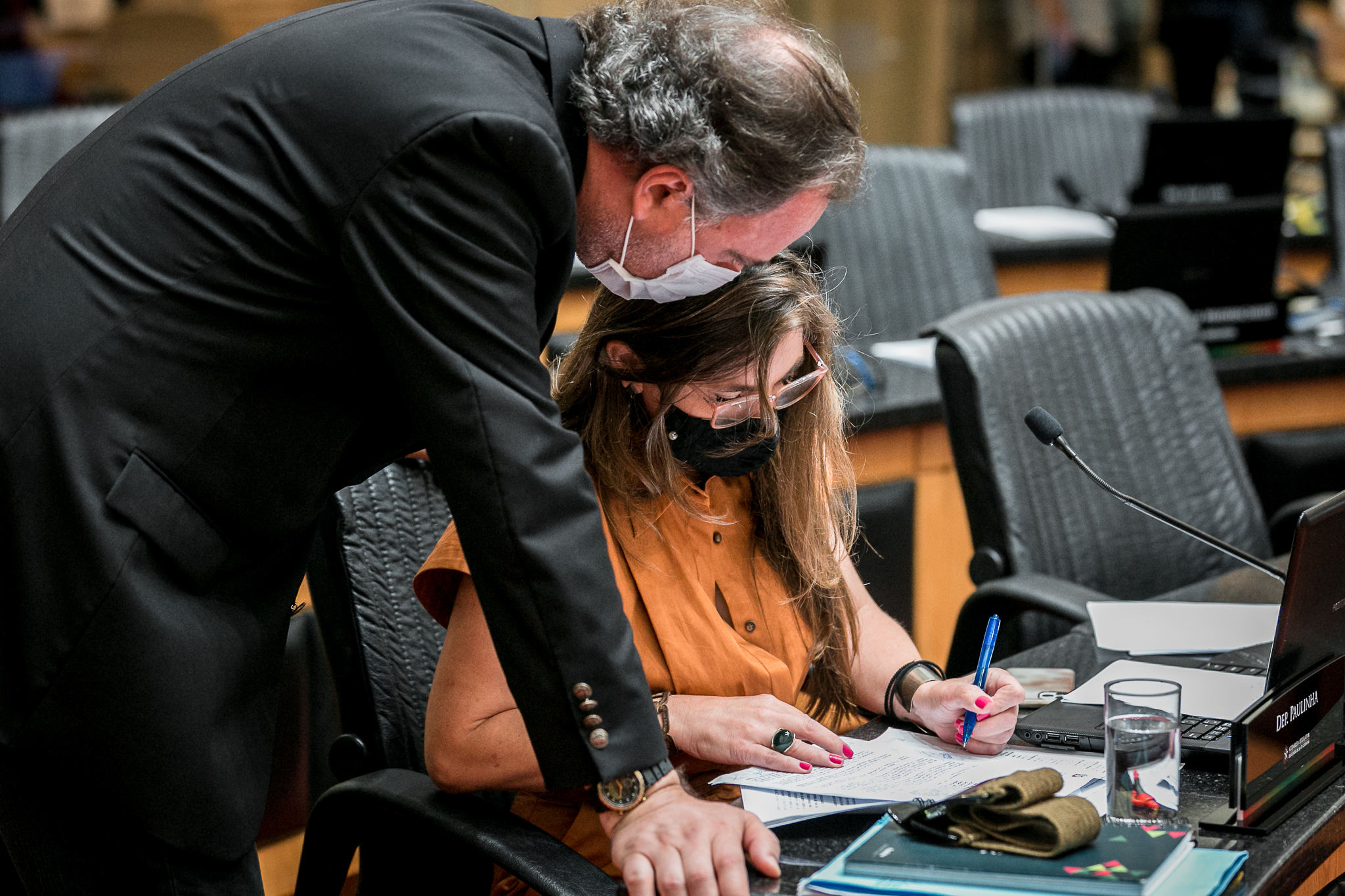 Deputado Kennedy Nunes (PSD) e Deputada Ana Paula da Silva (PDT)