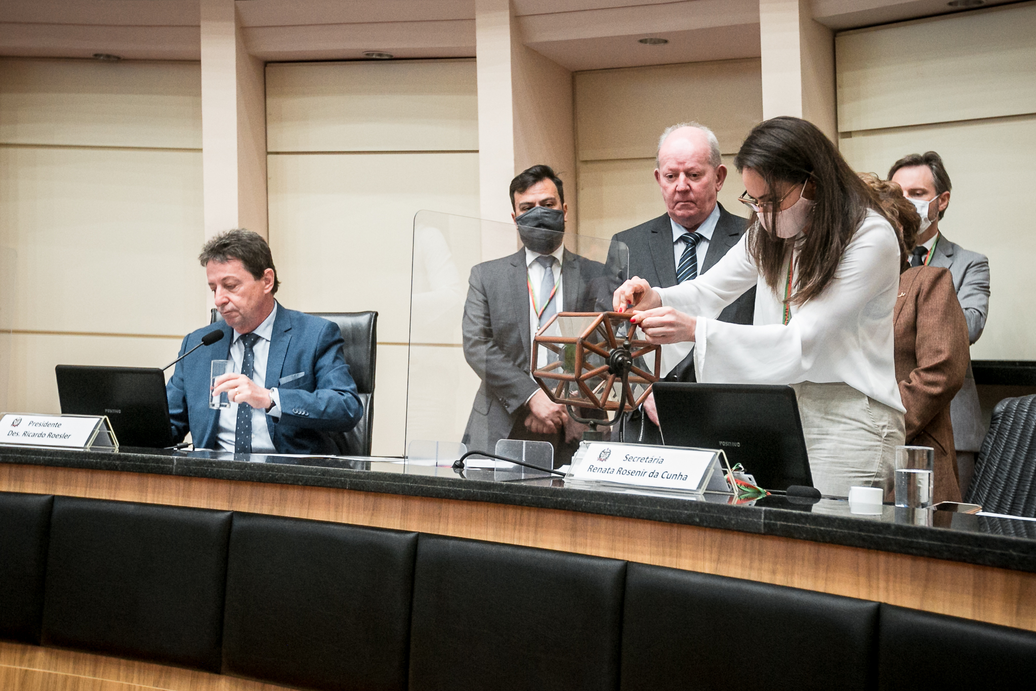 Desembargador Ricardo Roesler, Deputado Marcos Vieira (PSDB)