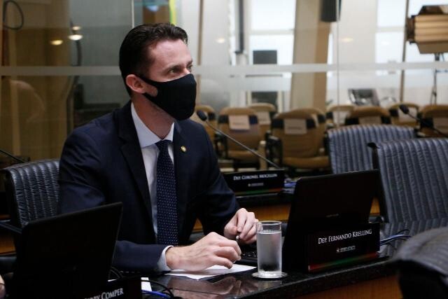 Deputado estadual deixará cargo na próxima terça-feira (6) para concorrer a prefeito de Joinville. Foto: assessoria parlamentar.