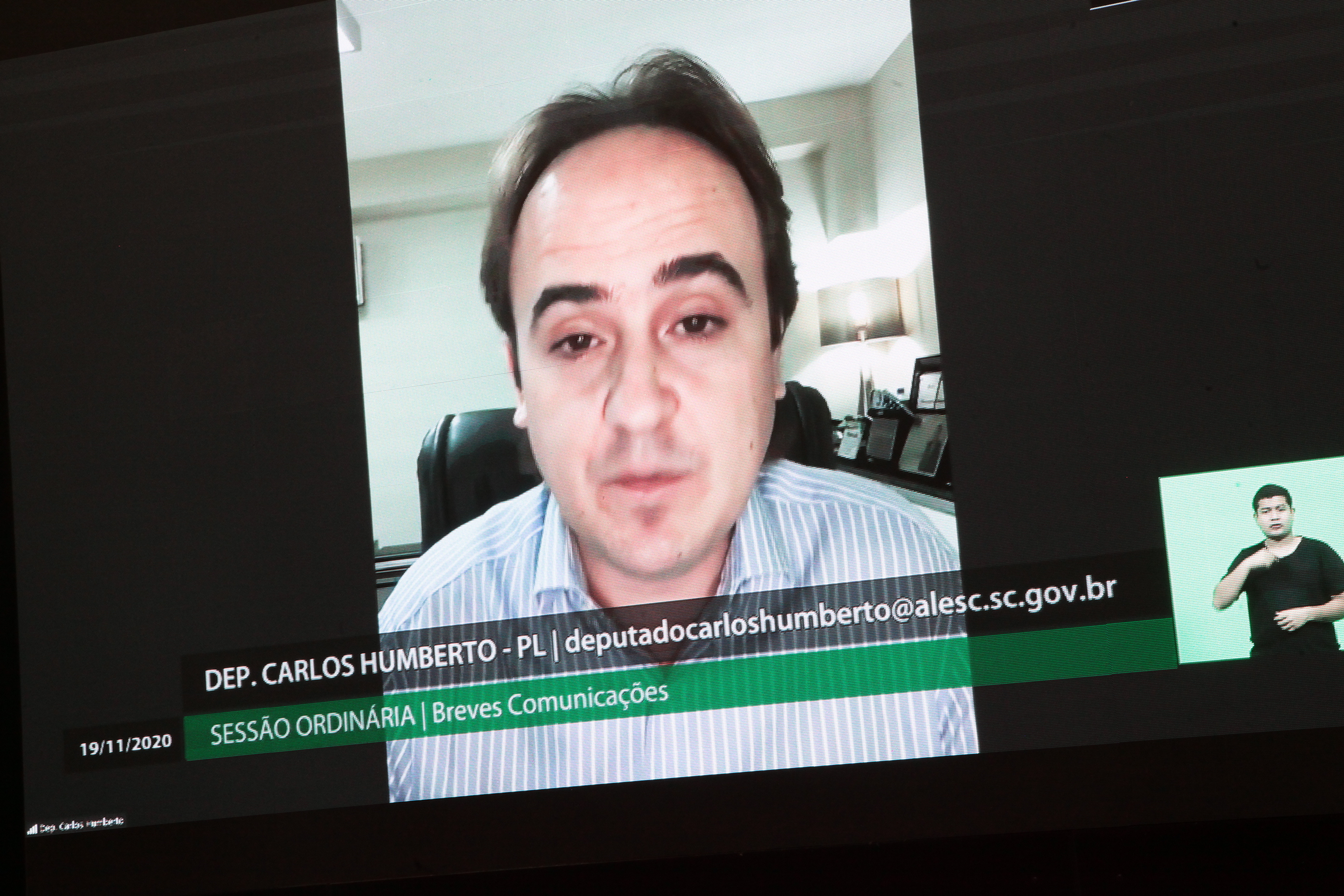Sessão Ordinária Virtual - Deputado Carlos Humberto (PL)