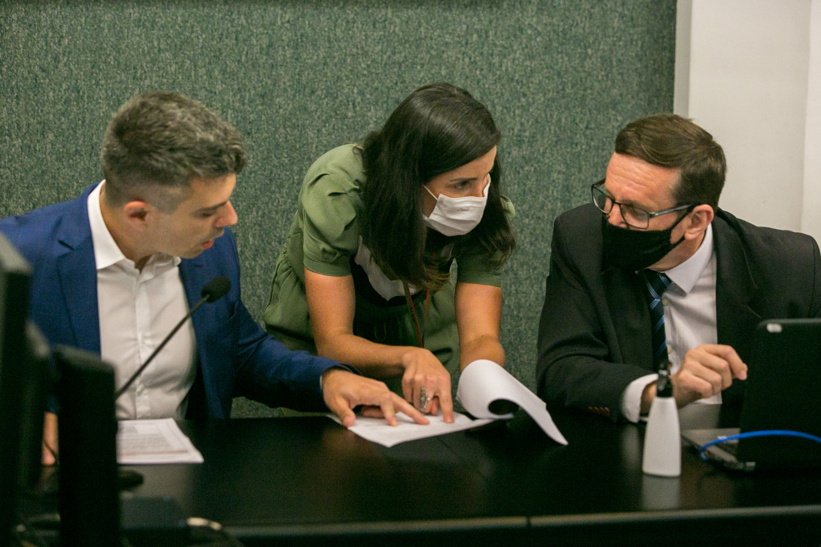 Deputado Bruno Souza (NOVO) e Deputado Jair Miotto (PSC)