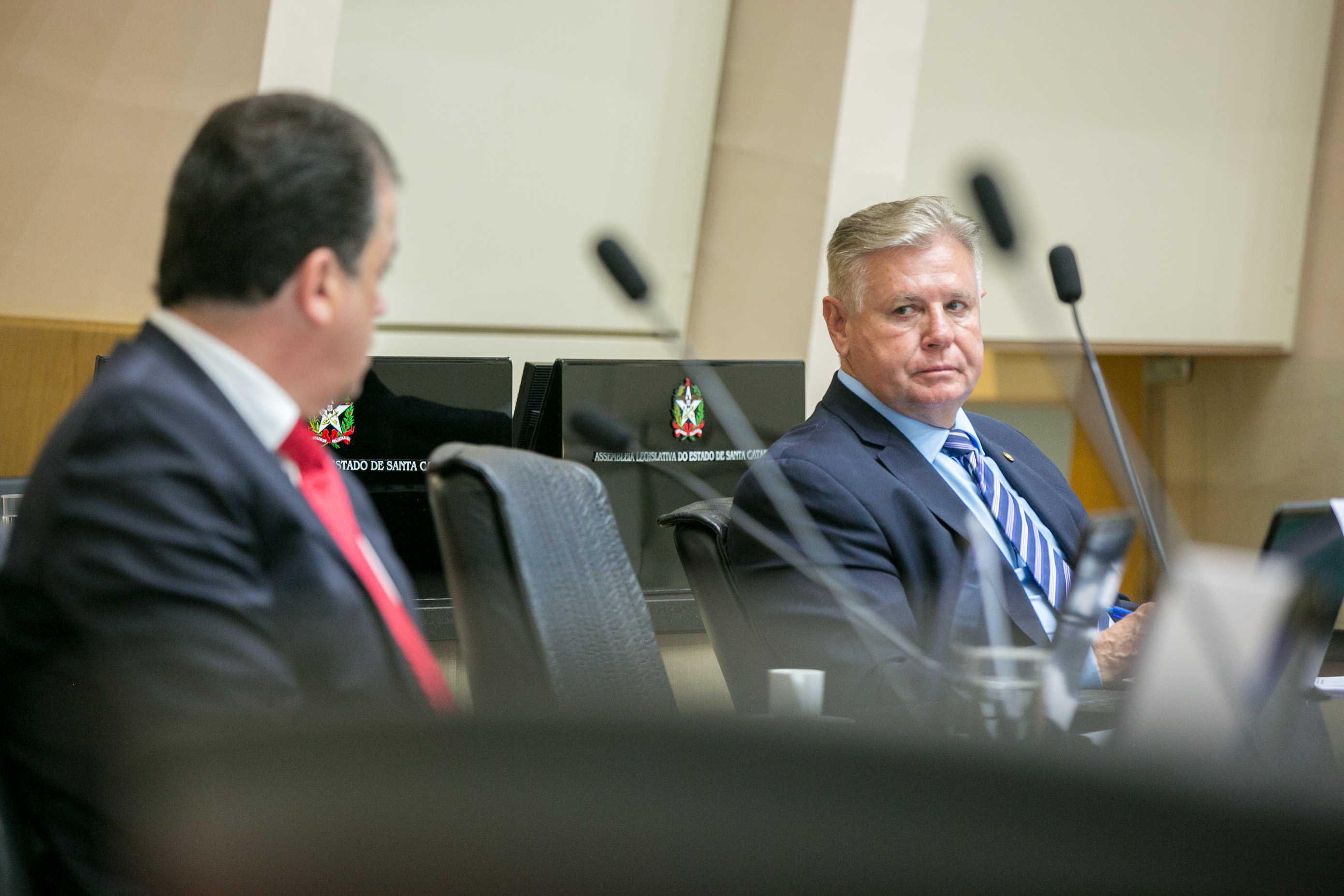 Deputado Rodrigo Minotto (PDT) e Deputado Nilso Berlanda (PL)