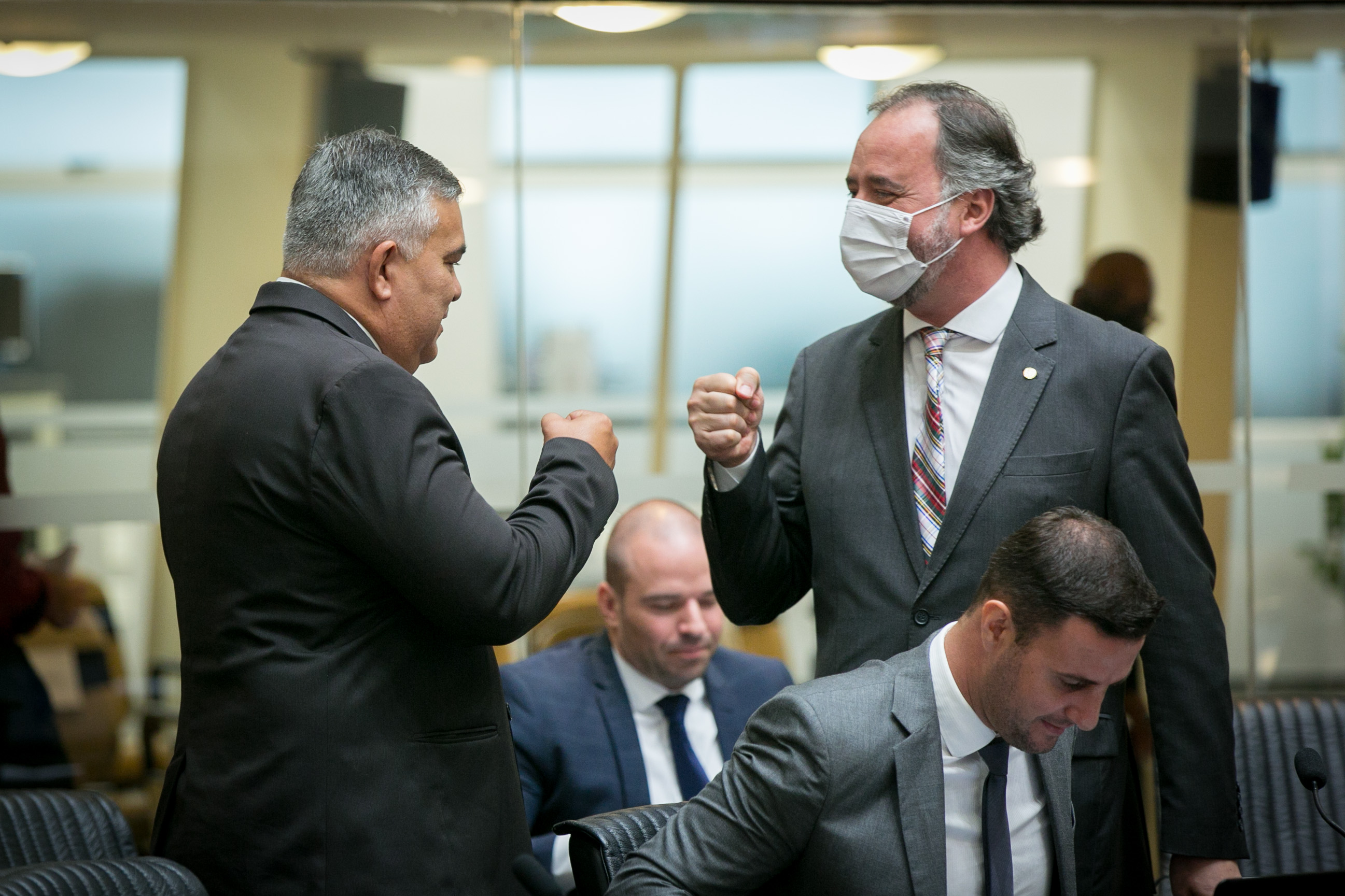 Deputado Sargento Lima (PSL) e Deputado Kennedy Nunes (PSD)