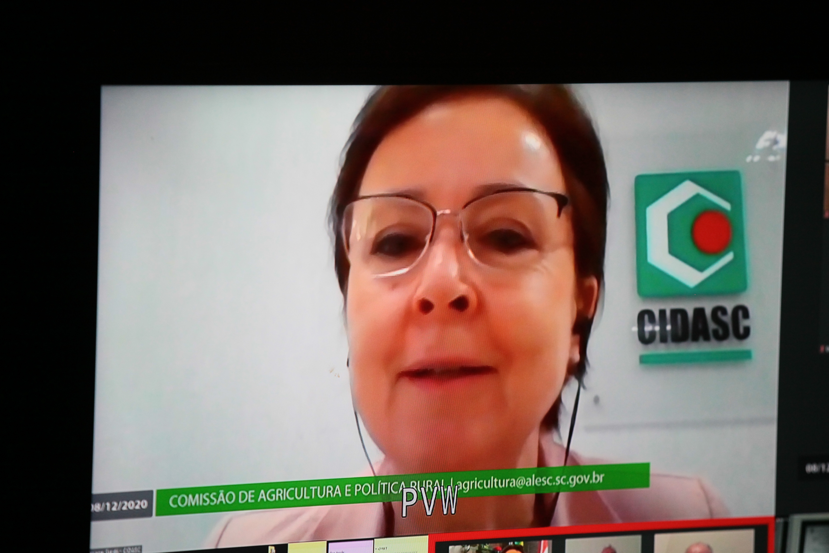Comissão de Agricultura e Política Rural - Luciane Surdi, presidente da CIDASC
