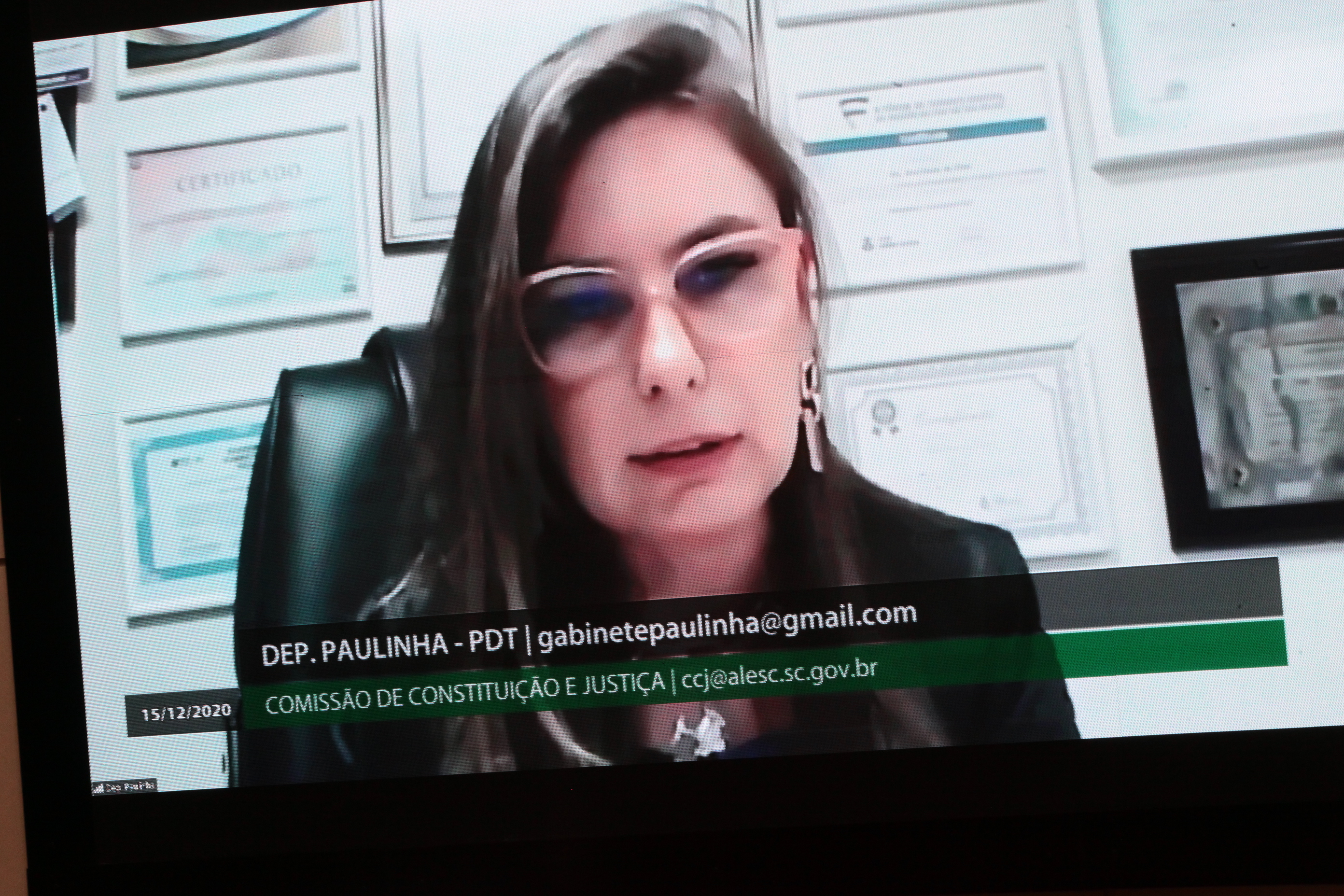 Comissão de Constituição e Justiça - Deputada Ana Paula da Silva (PDT)