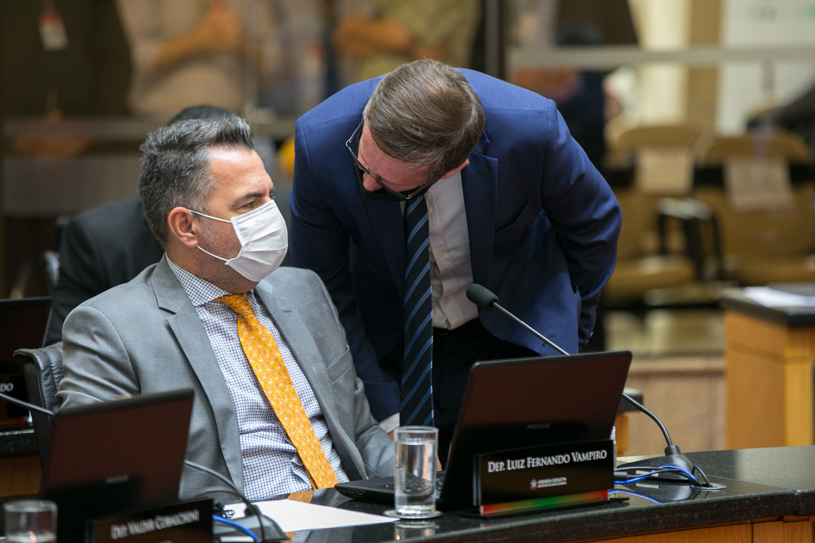 Deputado Luiz Fernando Vampiro (MDB) e Deputado Jair Miotto (PSC)