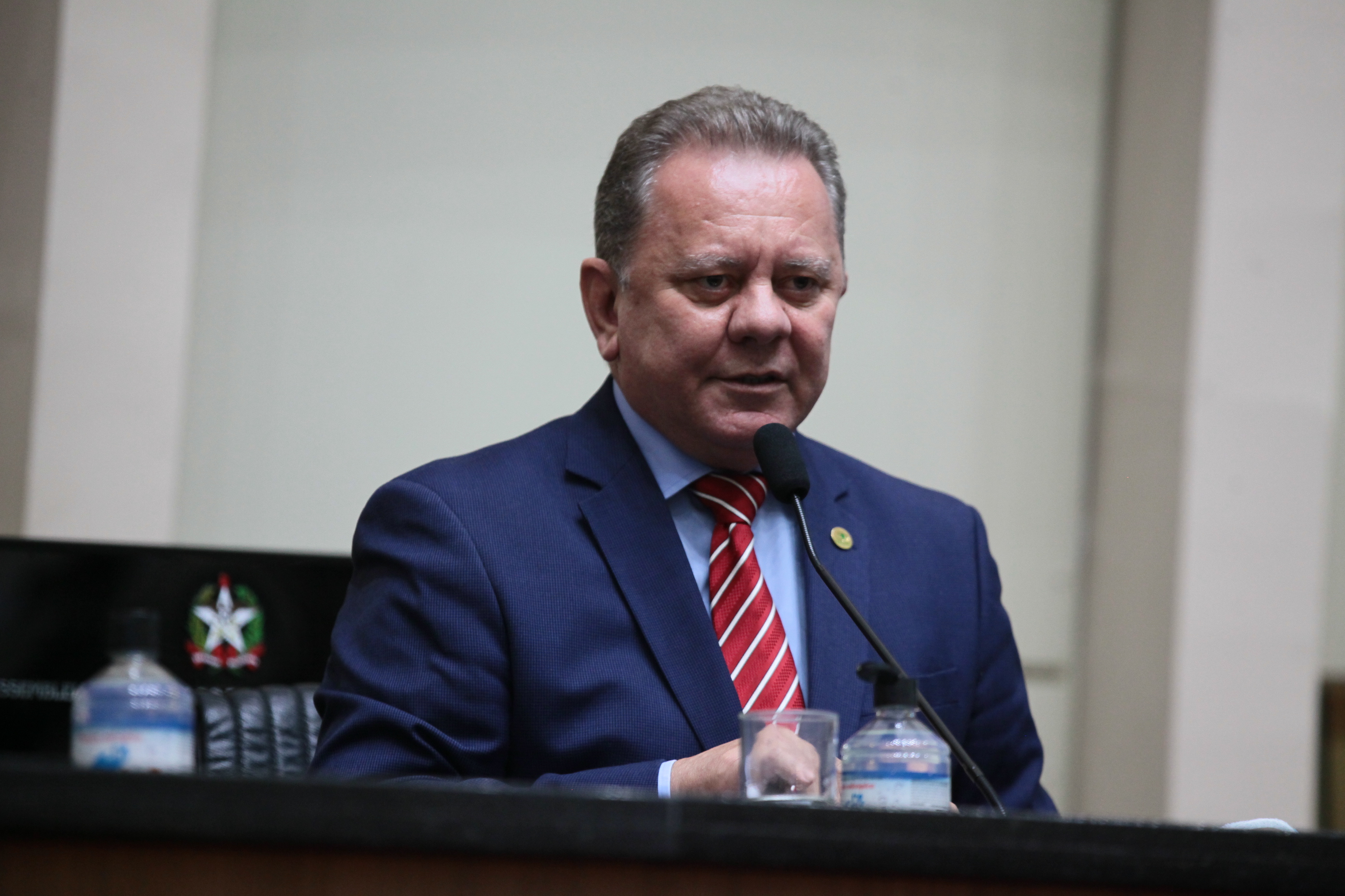 Homenagem ao Reconhecimento aos Trabalhos das Lideranças Evangélicas - Joares Ponticelli, prefeito de Tubarão