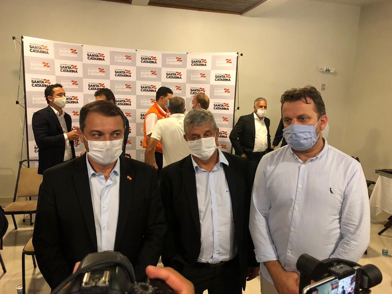 Deputado Jerry acompanha visita do Governador Carlos Moisés ao Alto Vale