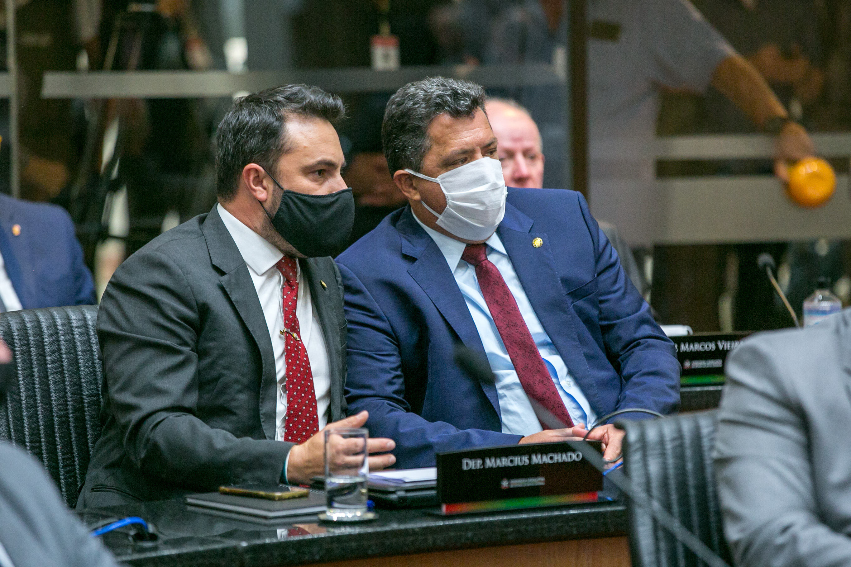 Deputado Marcius Machado (PL) e Deputado Ivan Naatz (PL)