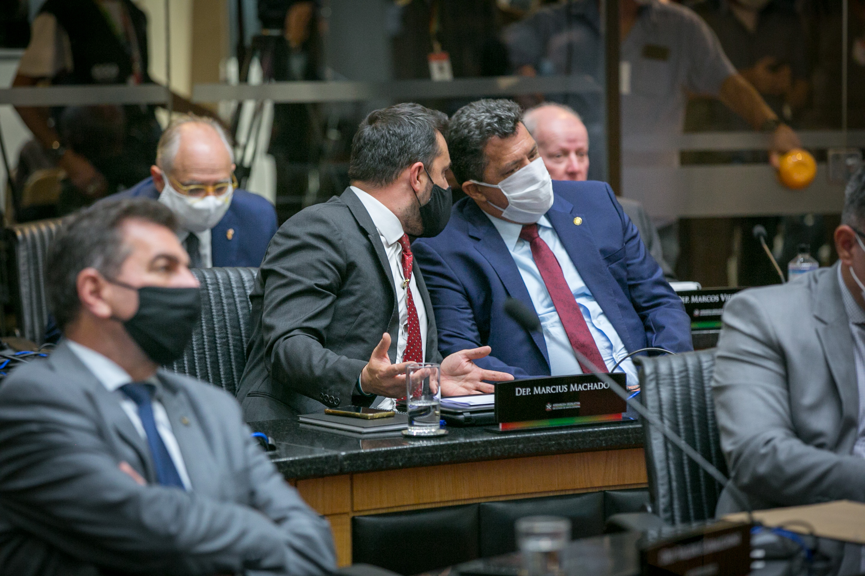 Deputado Marcius Machado (PL) e Deputado Ivan Naatz (PL)