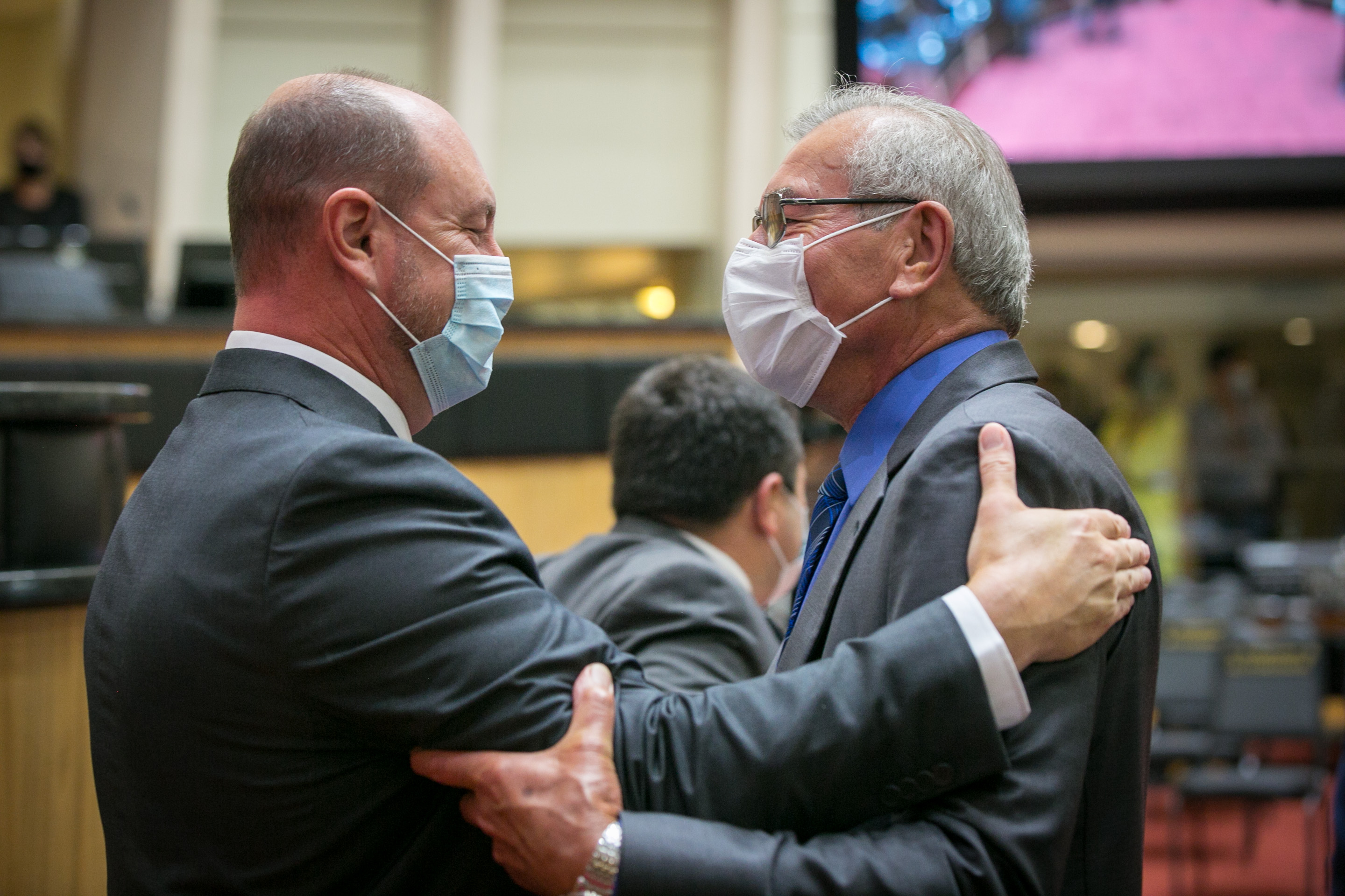 Deputado Mauro de Nadal (MDB) e Deputado Silvio Dreveck (PP)
