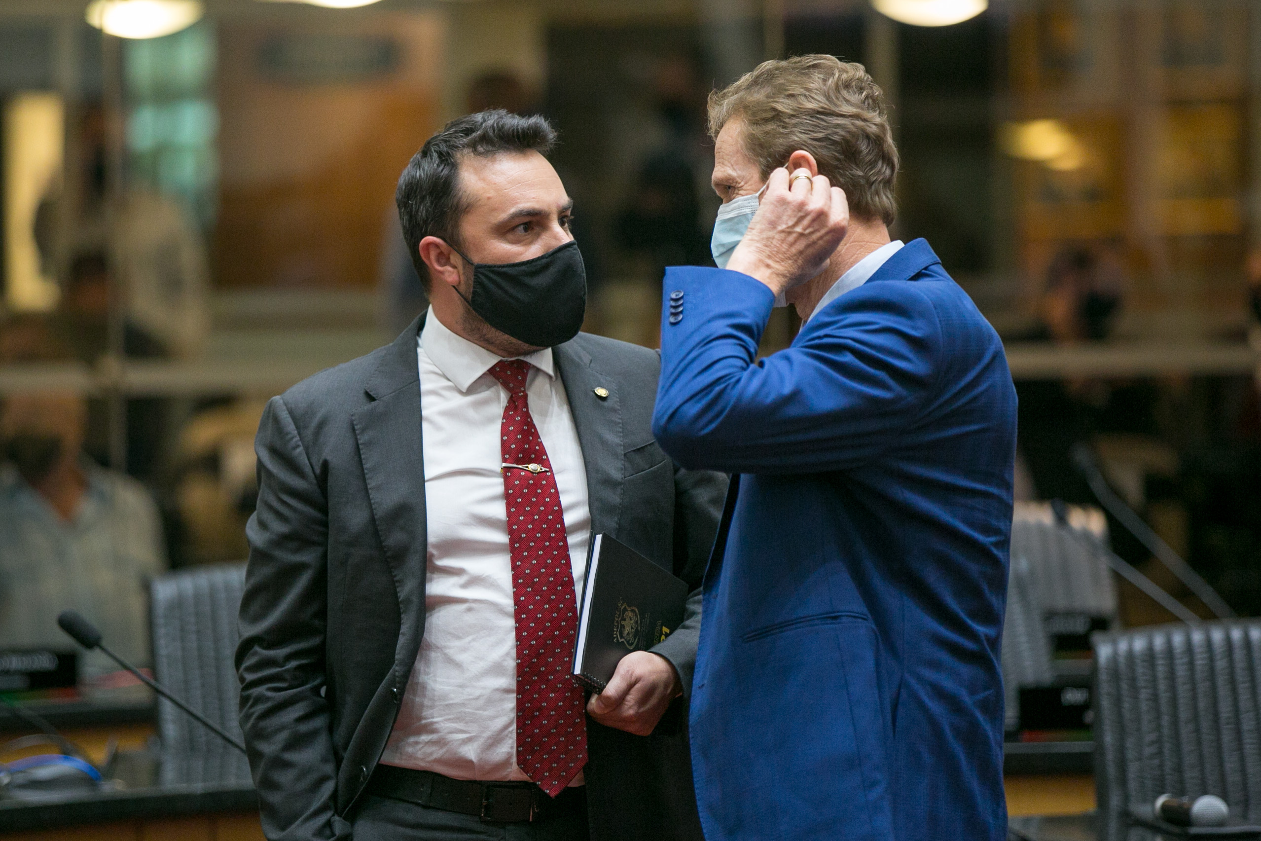 Deputado Marcius Machado (PL) e Deputado Volnei Weber (MDB)