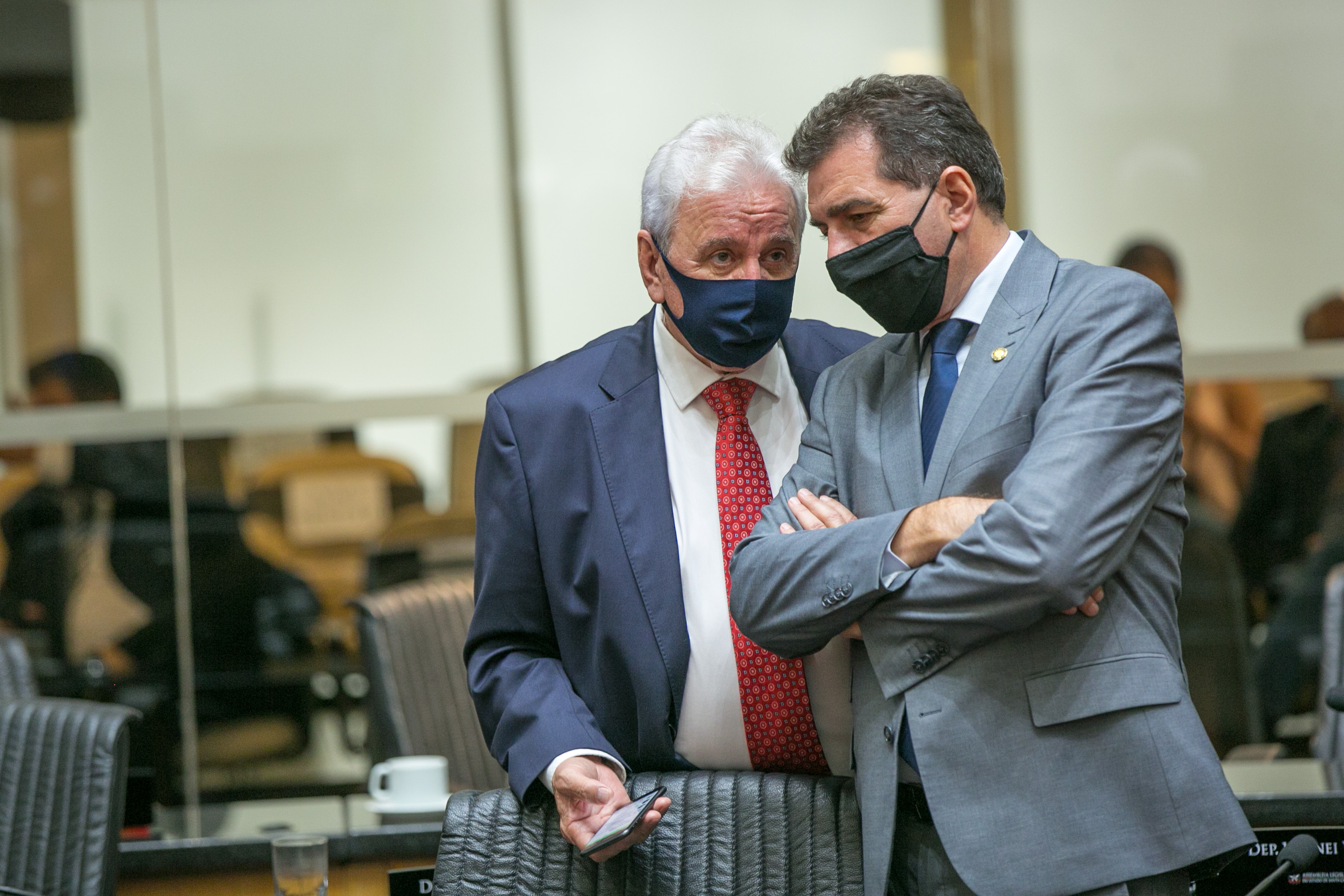 Deputado Moacir Sopelsa (MDB) e Deputado Valdir Cobalchini (MDB)