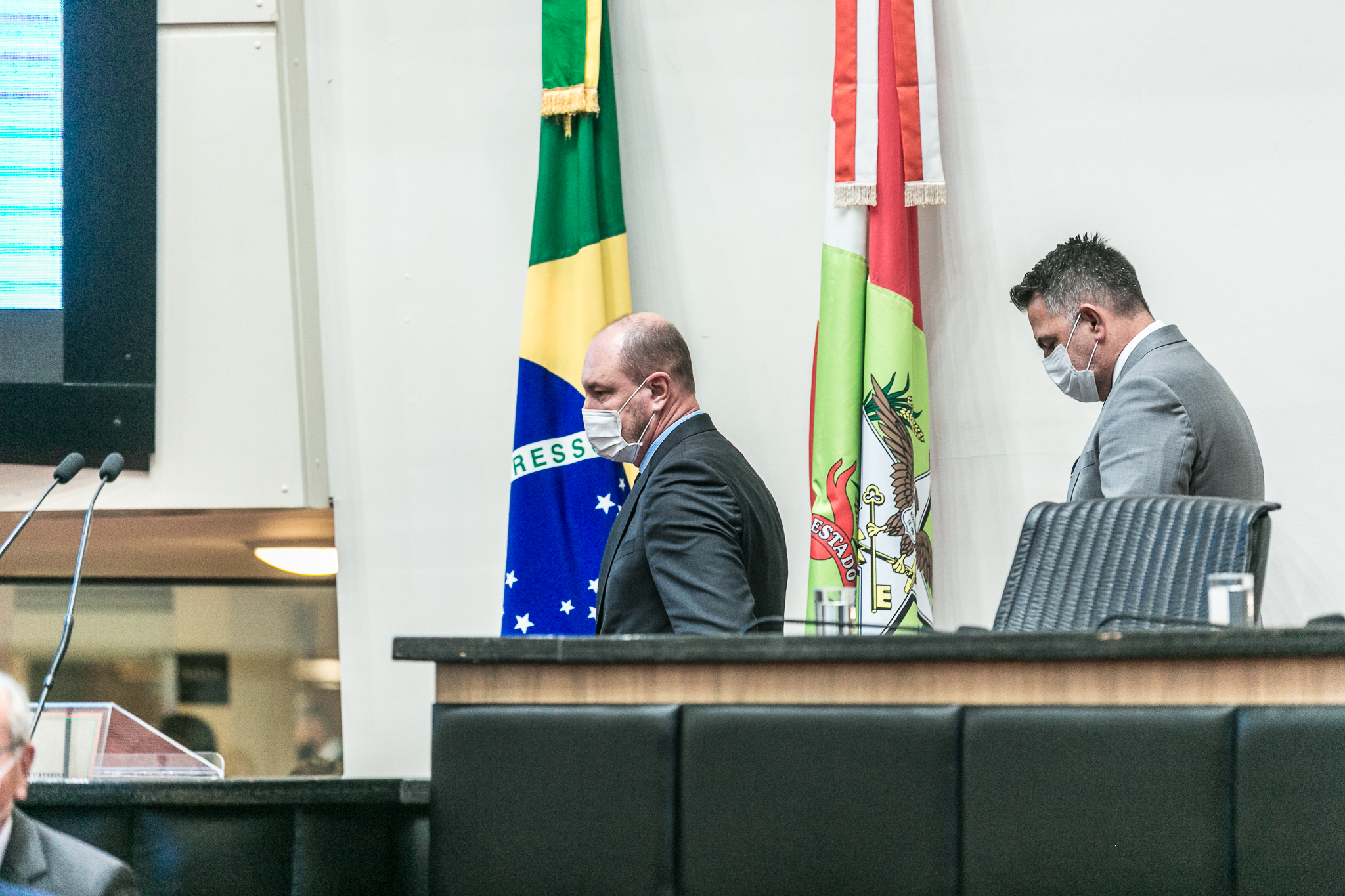 Deputado Mauro de Nadal (MDB) e Deputado Luiz Fernando Vampiro  (MDB)