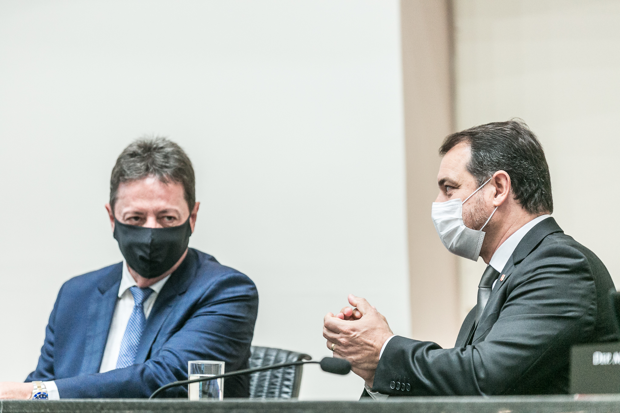 Governador Carlos Moisés e Desembargador Ricardo Roesler