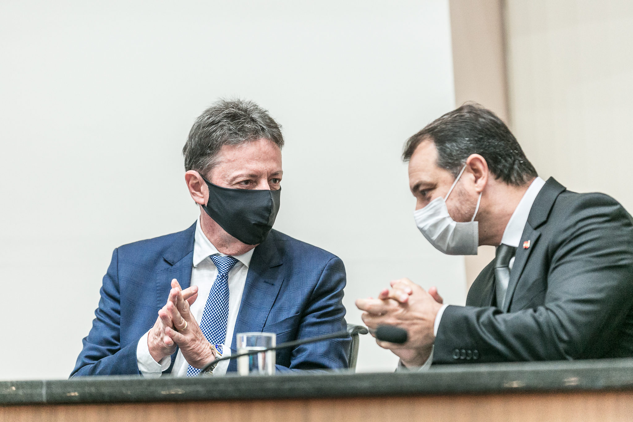 Governador Carlos Moisés e Desembargador Ricardo Roesler