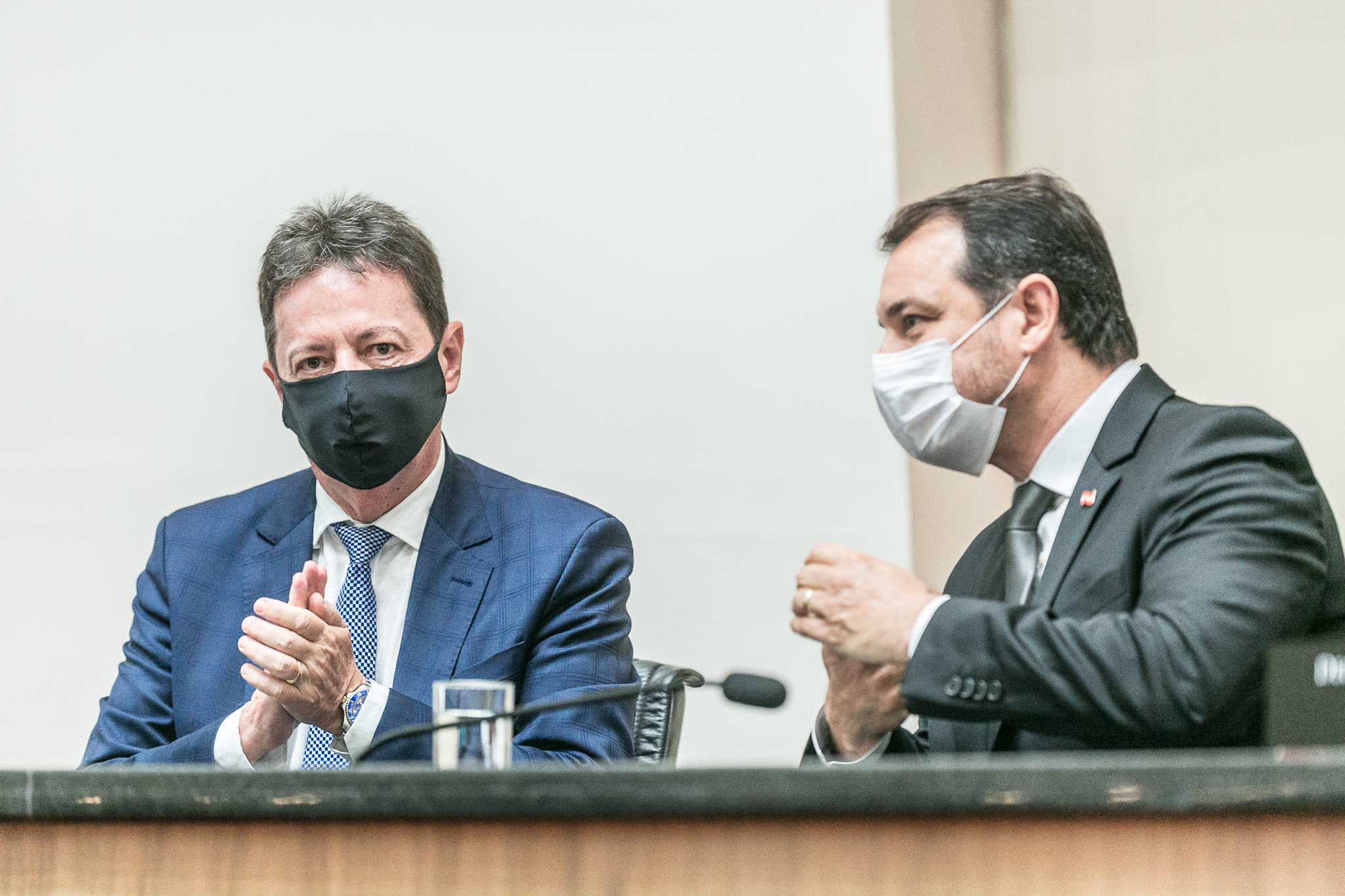 Governador Carlos Moisés e Desembargador Ricardo Roesler