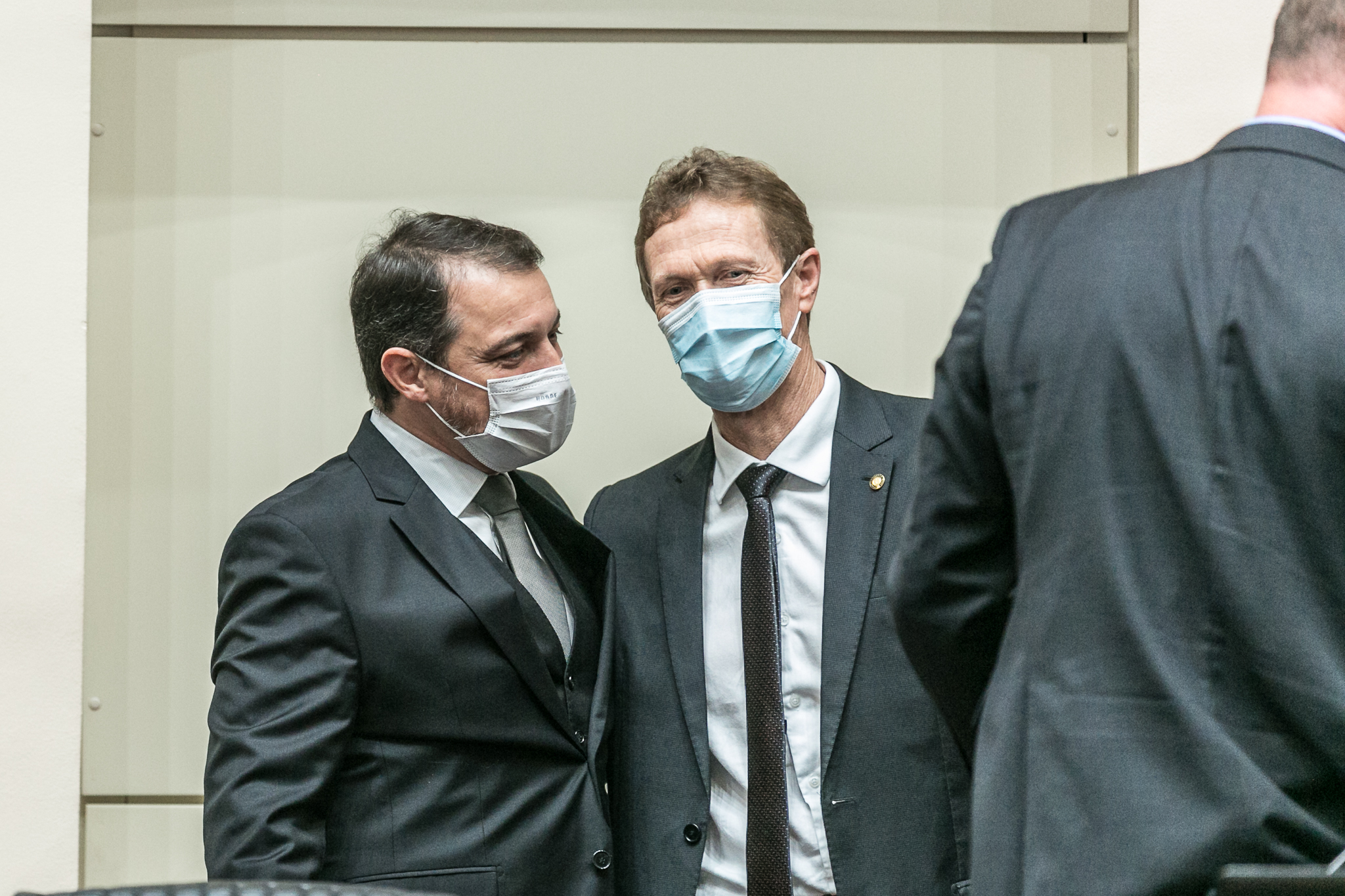 Governador Carlos Moisés e Deputado Volnei Weber (MDB)