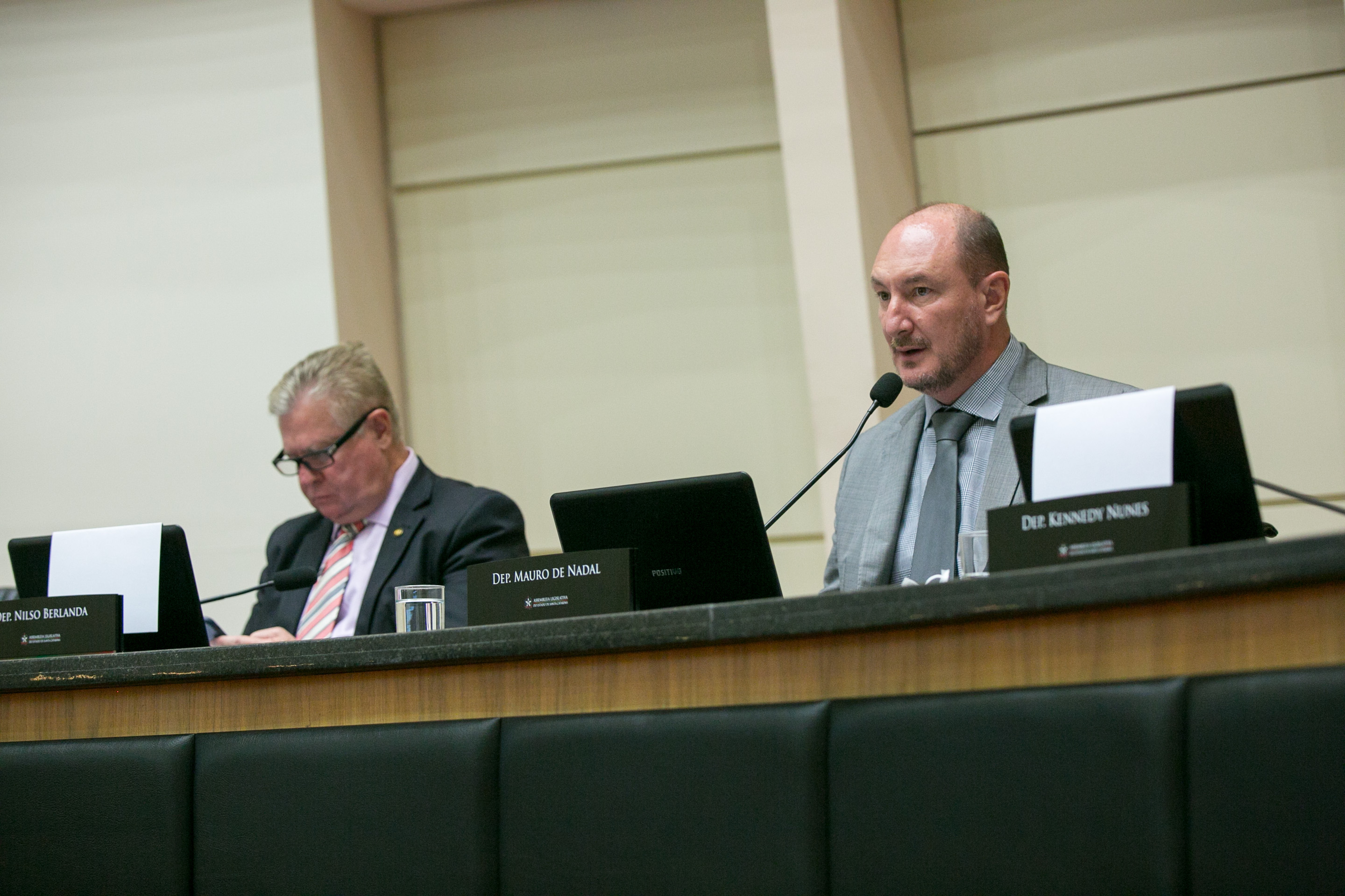Deputado Nilso Berlanda (PL) e Deputado Mauro de Nadal (MDB)