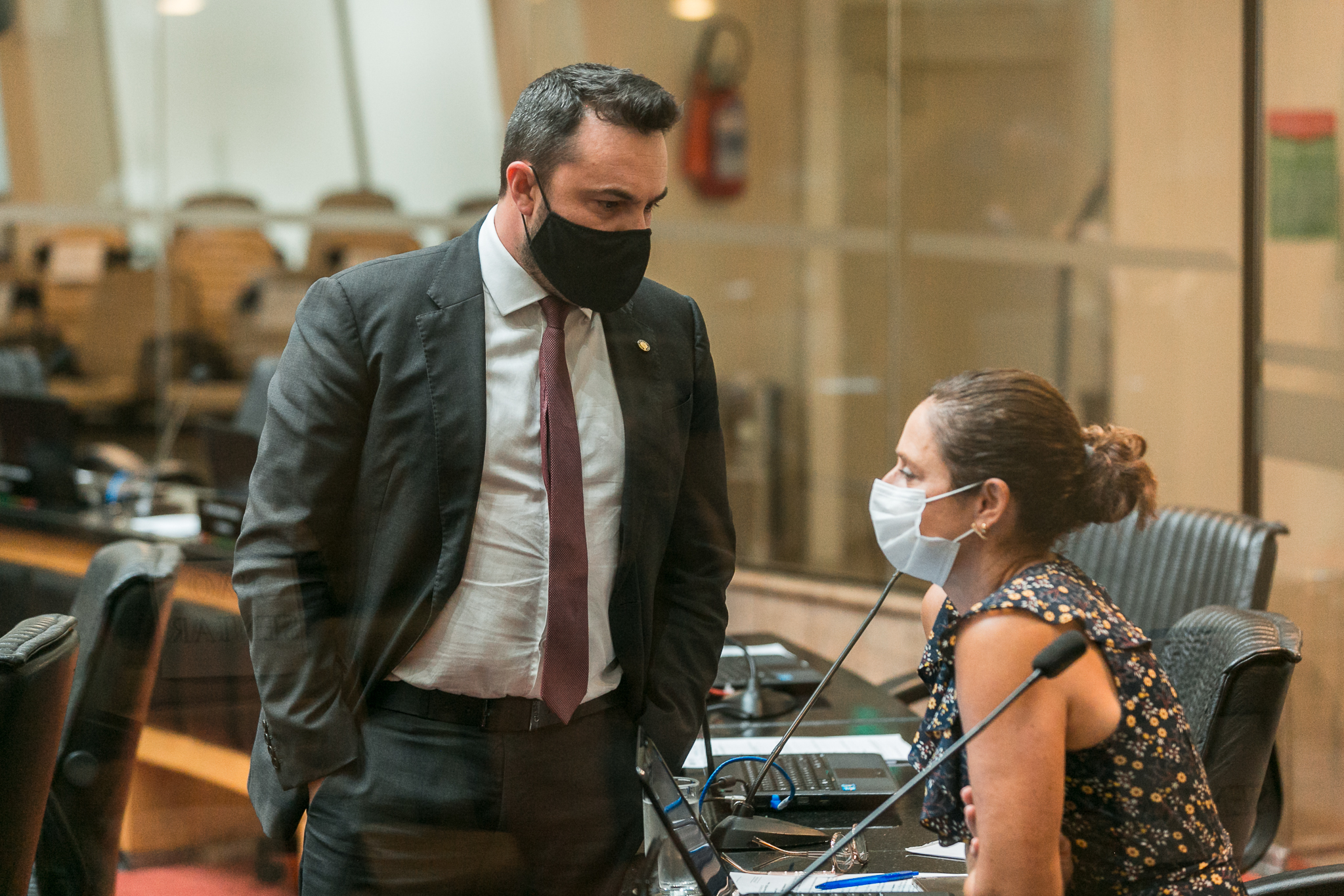 Deputado Marcius Machado (PL) e Deputada Marlene Fengler (PSD)