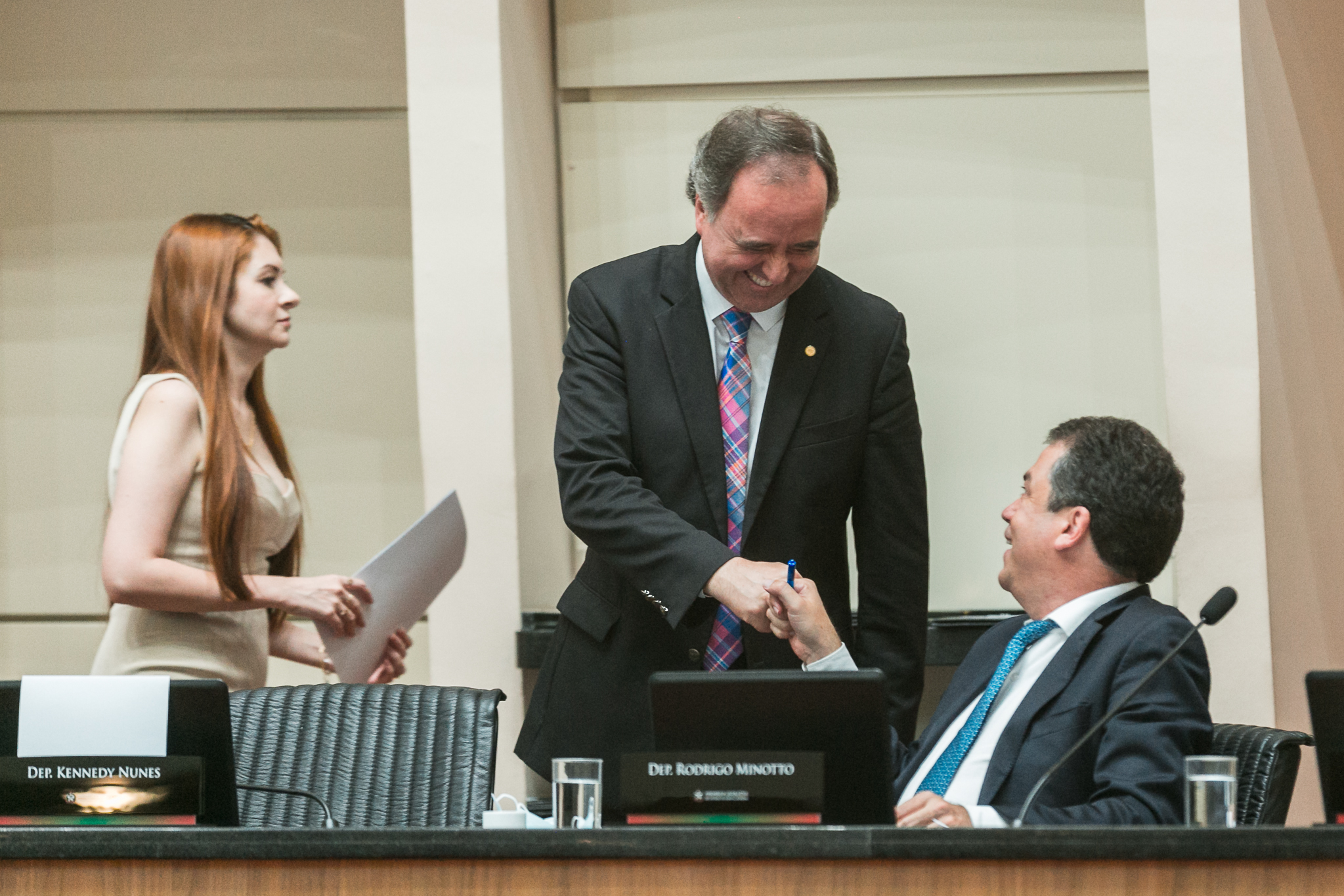 Deputado Rodrigo Minotto (PDT) e Deputado Kennedy Nunes (PSD)