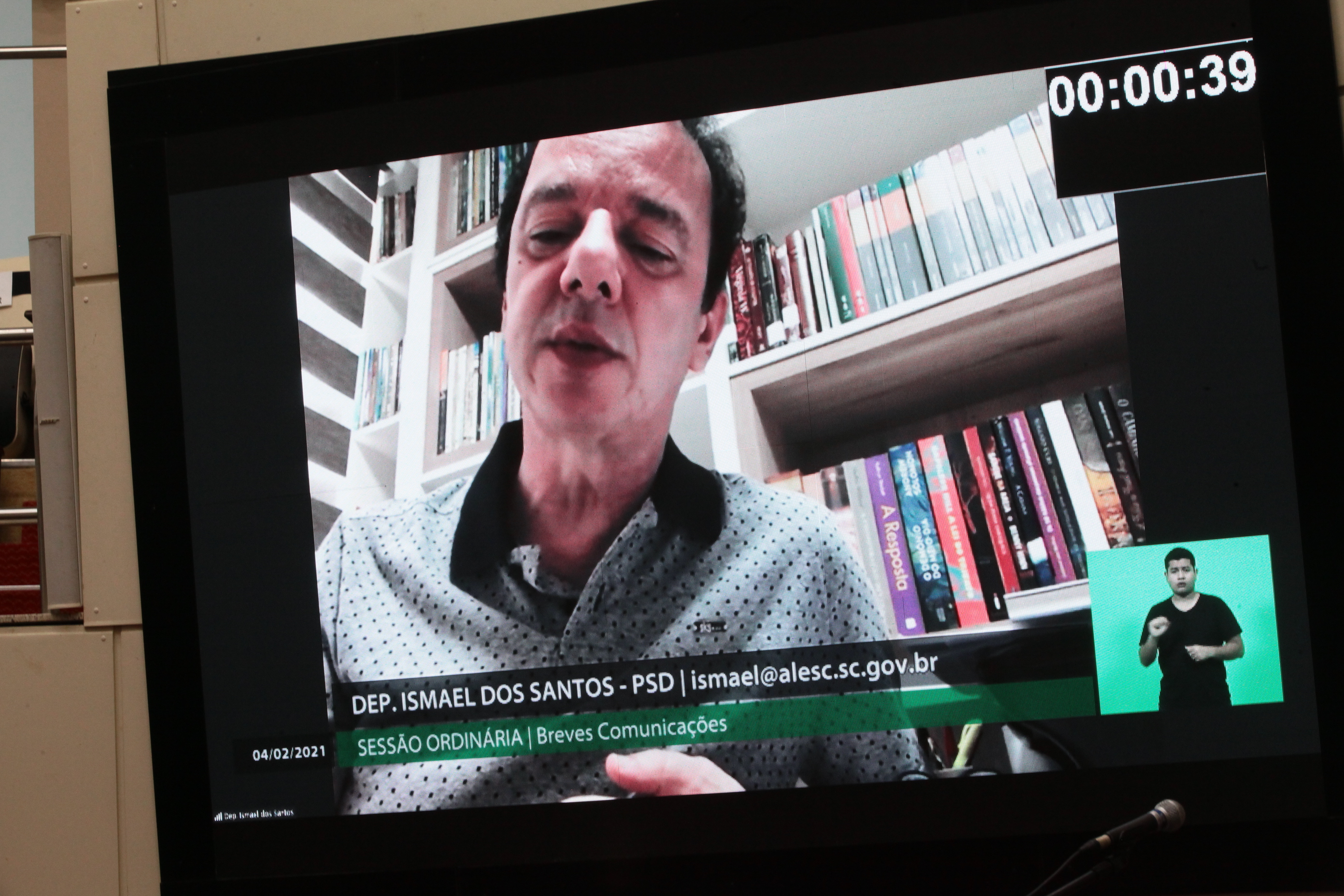 Sessão Ordinária - Deputado Ismael Santos (PSD)