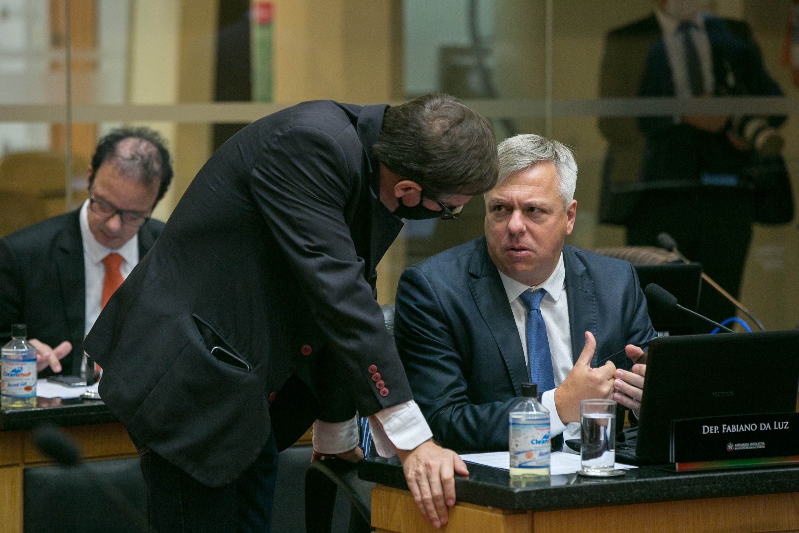 Deputado Jair Miotto (PSC) e Deputado Fabiano da Luz (PT)