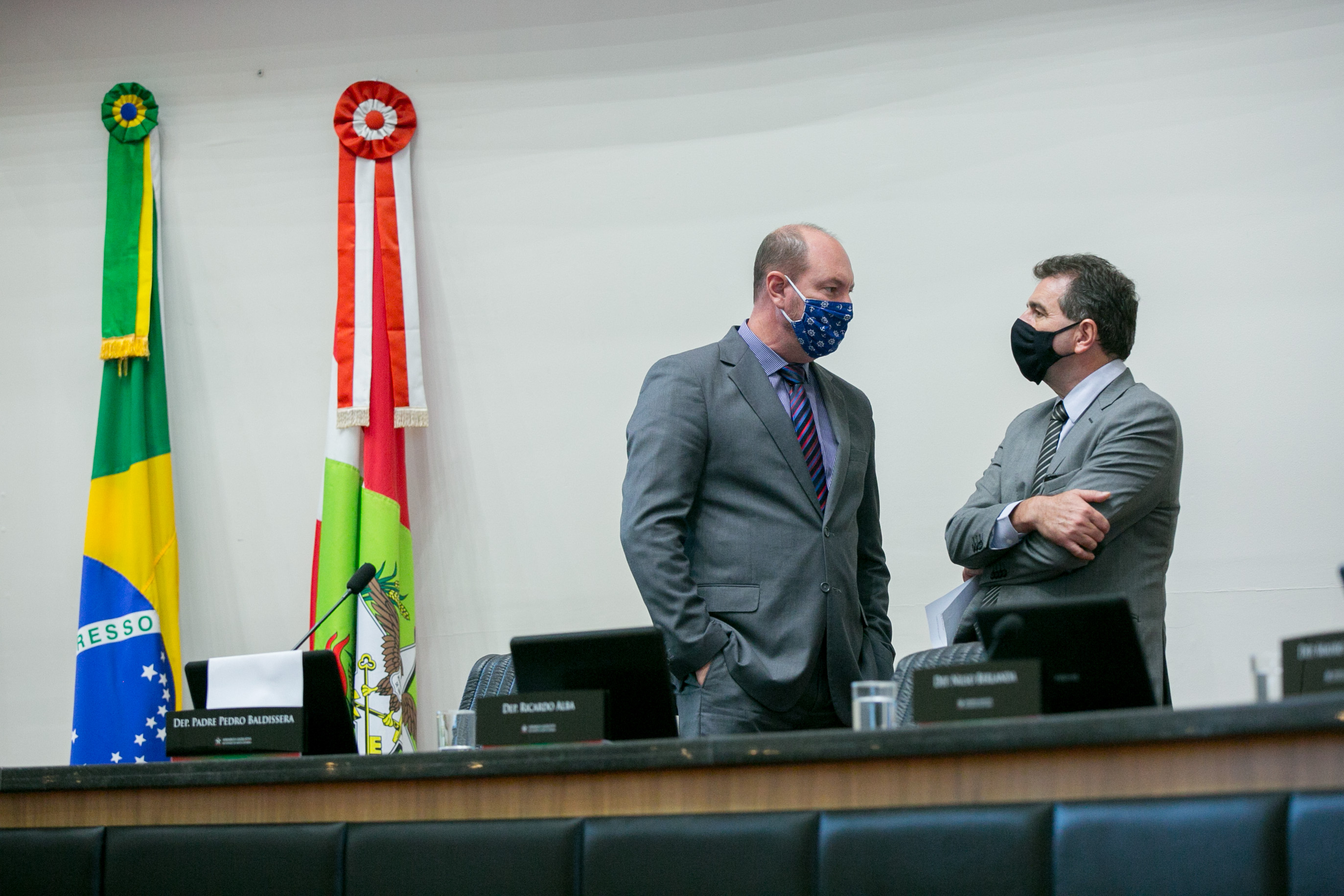Deputado Mauro de Nadal (MDB) e Deputado Valdir Cobalchini (MDB)