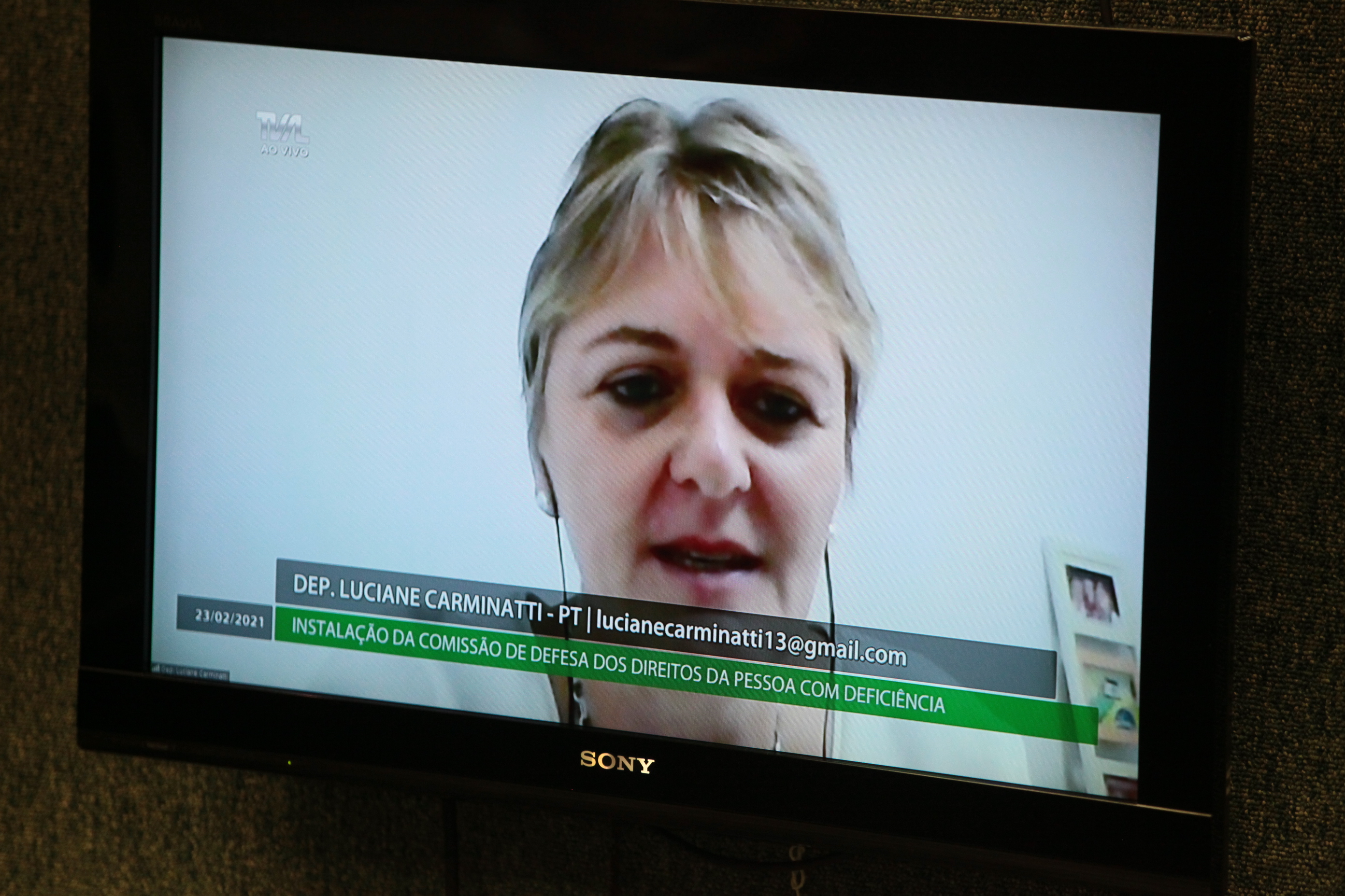Instalação da Comissão de Defesa da Pessoa com Deficiência - Deputada Luciane Carminatti (PT)