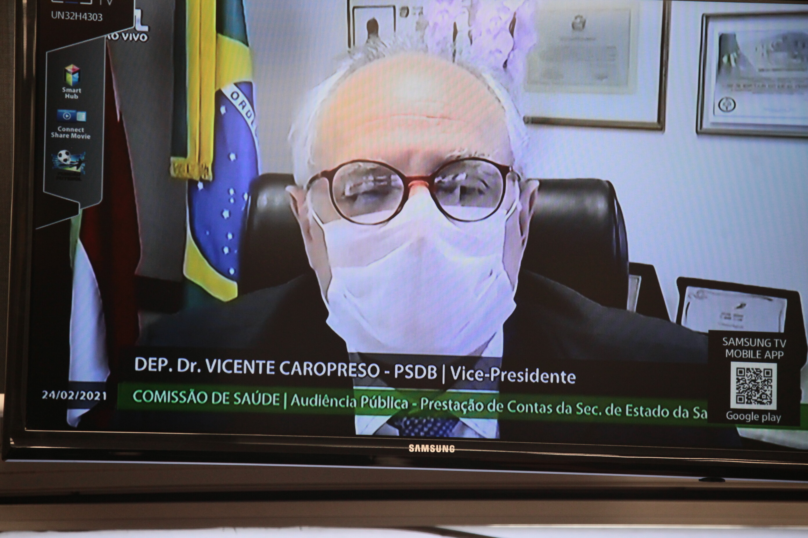Deputado Dr. Vicente Caropreso.