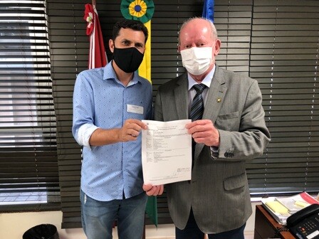 Prefeito de Ouro, Claudir Duarte, o Dire