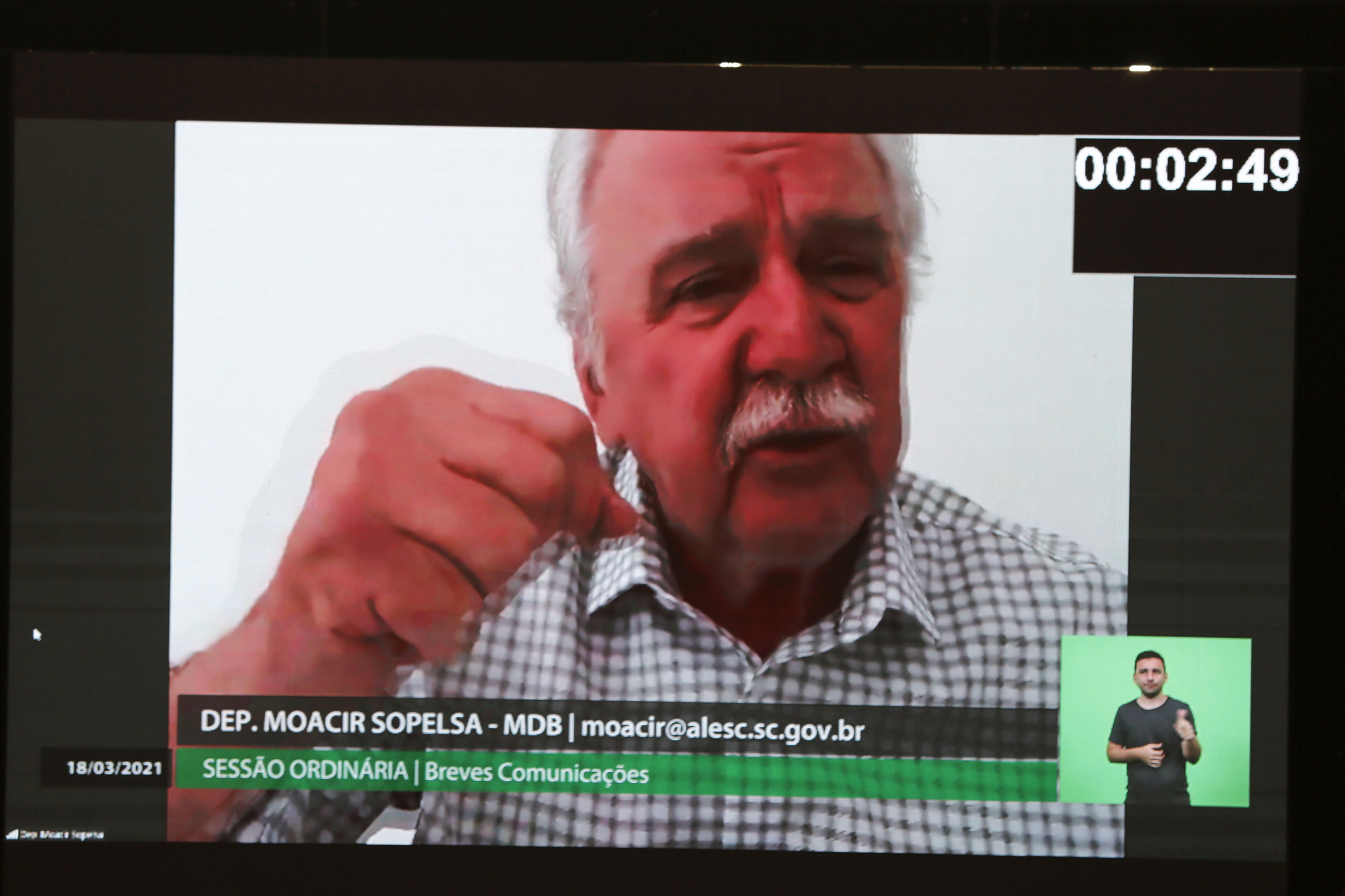Deputado Moacir Sopelsa