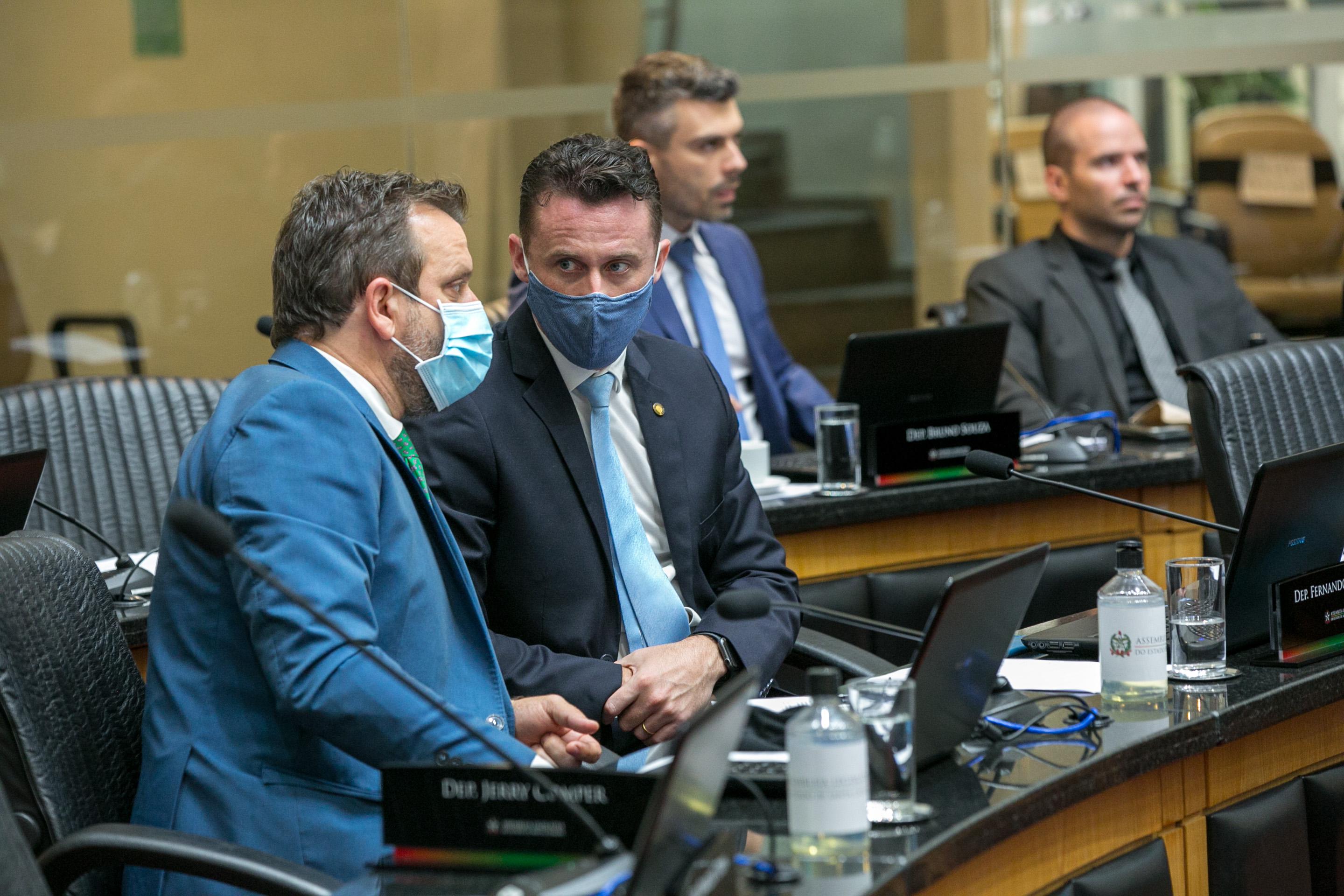 Deputado Jerry Comper (MDB) e Deputado Fernando Krelling (MDB)