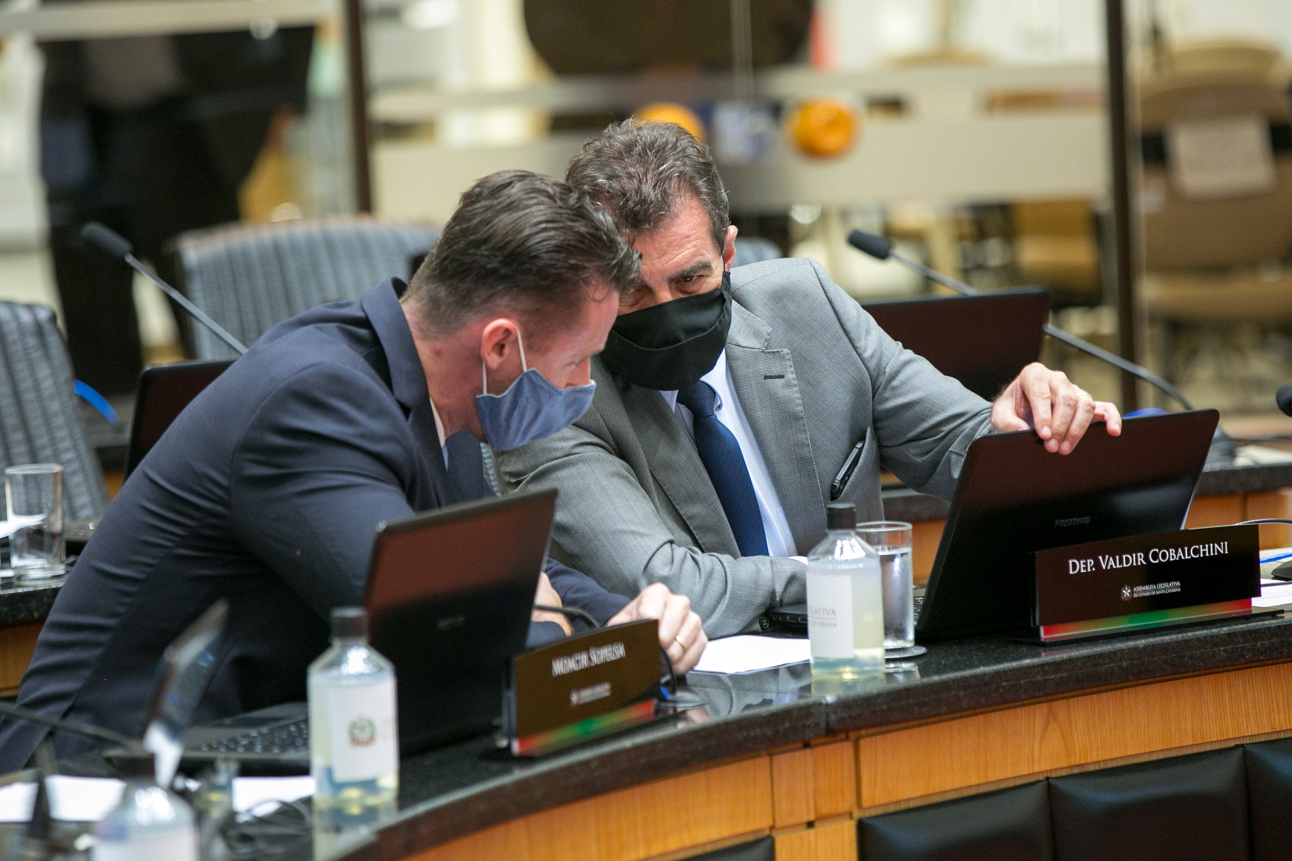Deputado Fernando Krelling (MDB) e Deputado Valdir Cobalchini (MDB)