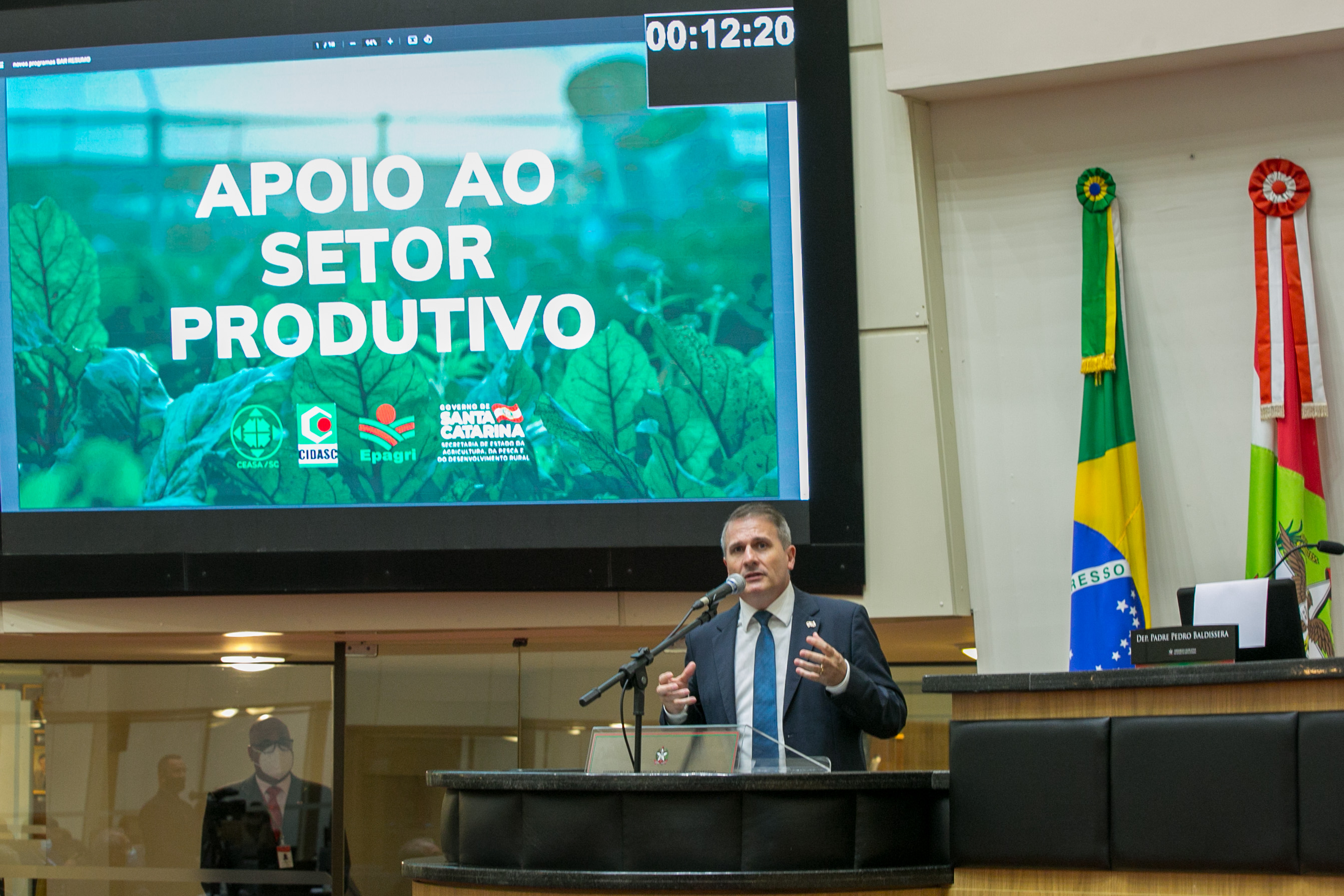 Secretário da Agricultura, da Pesca e do Desenvolvimento Rural de Santa Catarina, Altair Silva