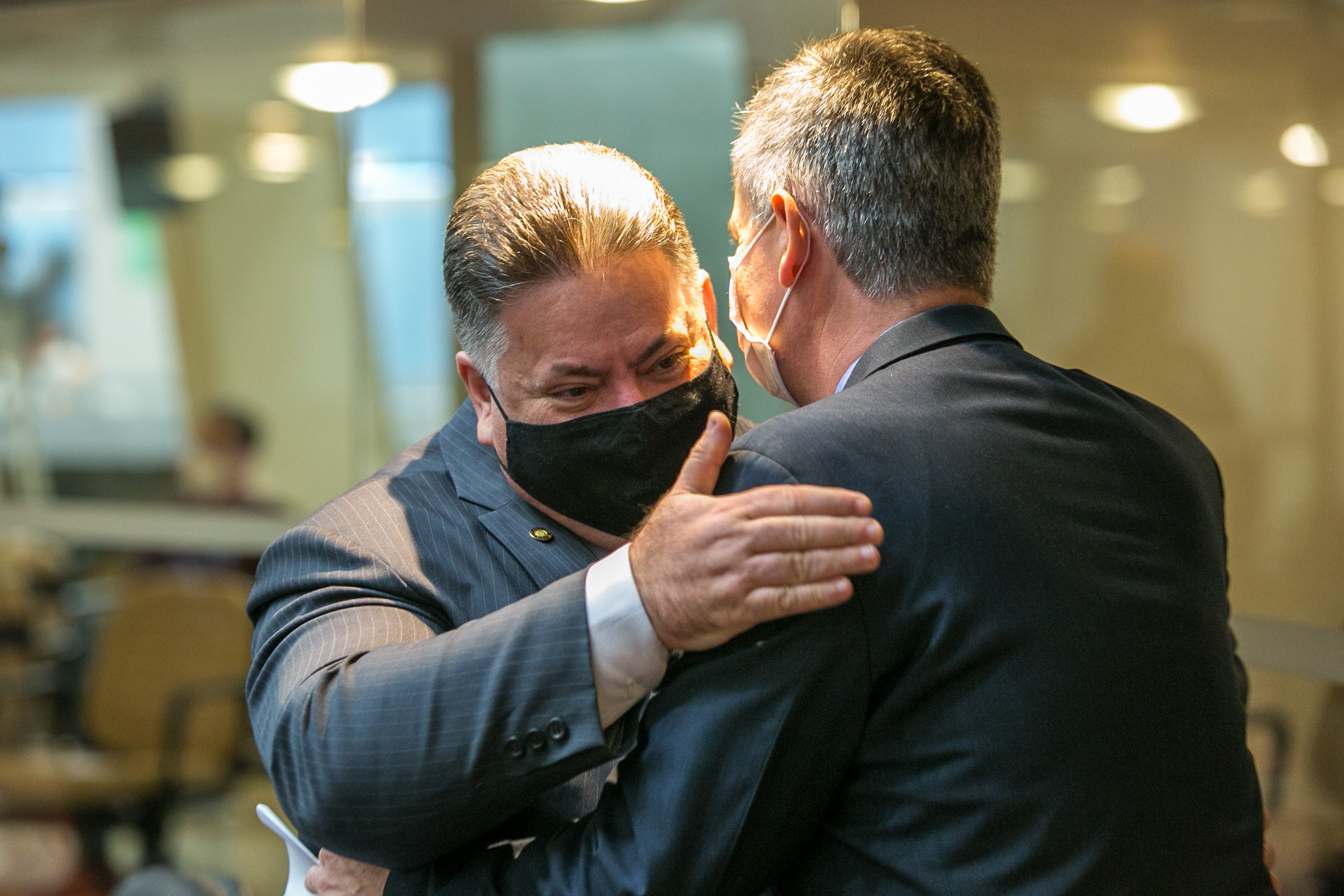 Deputado Sergio Motta (Republicanos) e Deptuado Jean Kuhlmann (PSD)