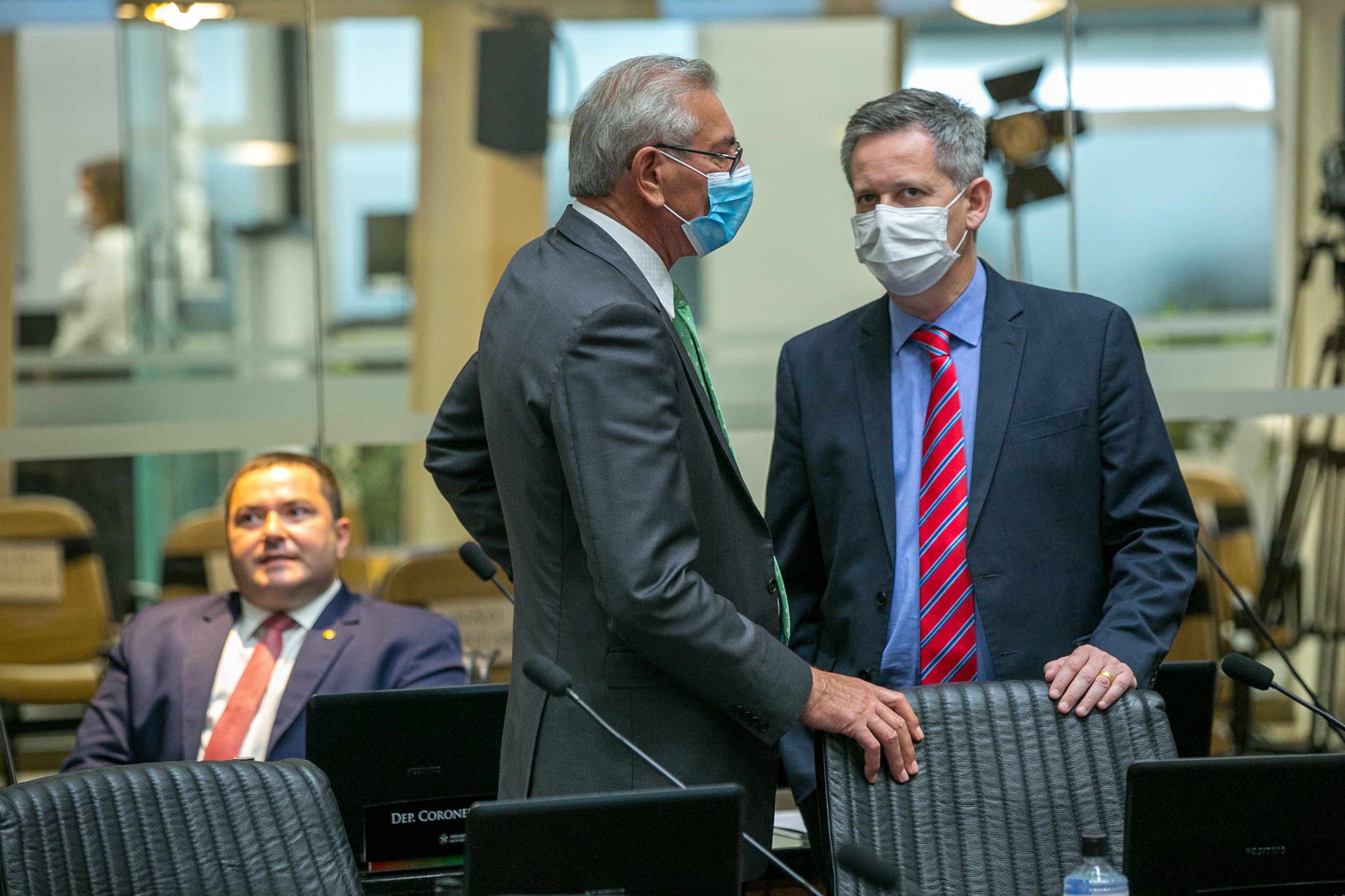 Deputado Silvio Dreveck (PP) e Deptuado Jean Kuhlmann (PSD)