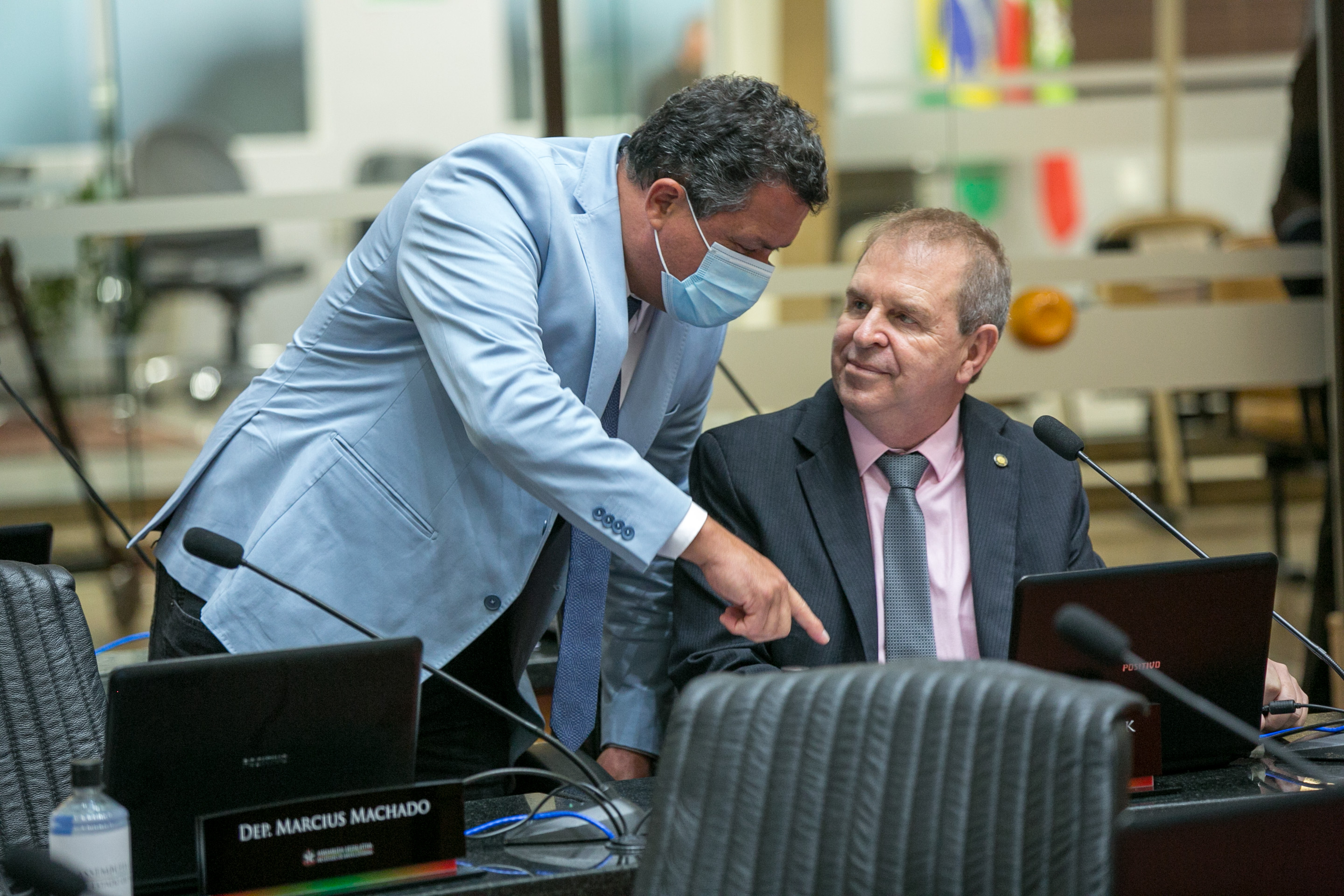 Deputado Ivan Naatz (PL) e Deputado Maurício Eskudlark (PL)