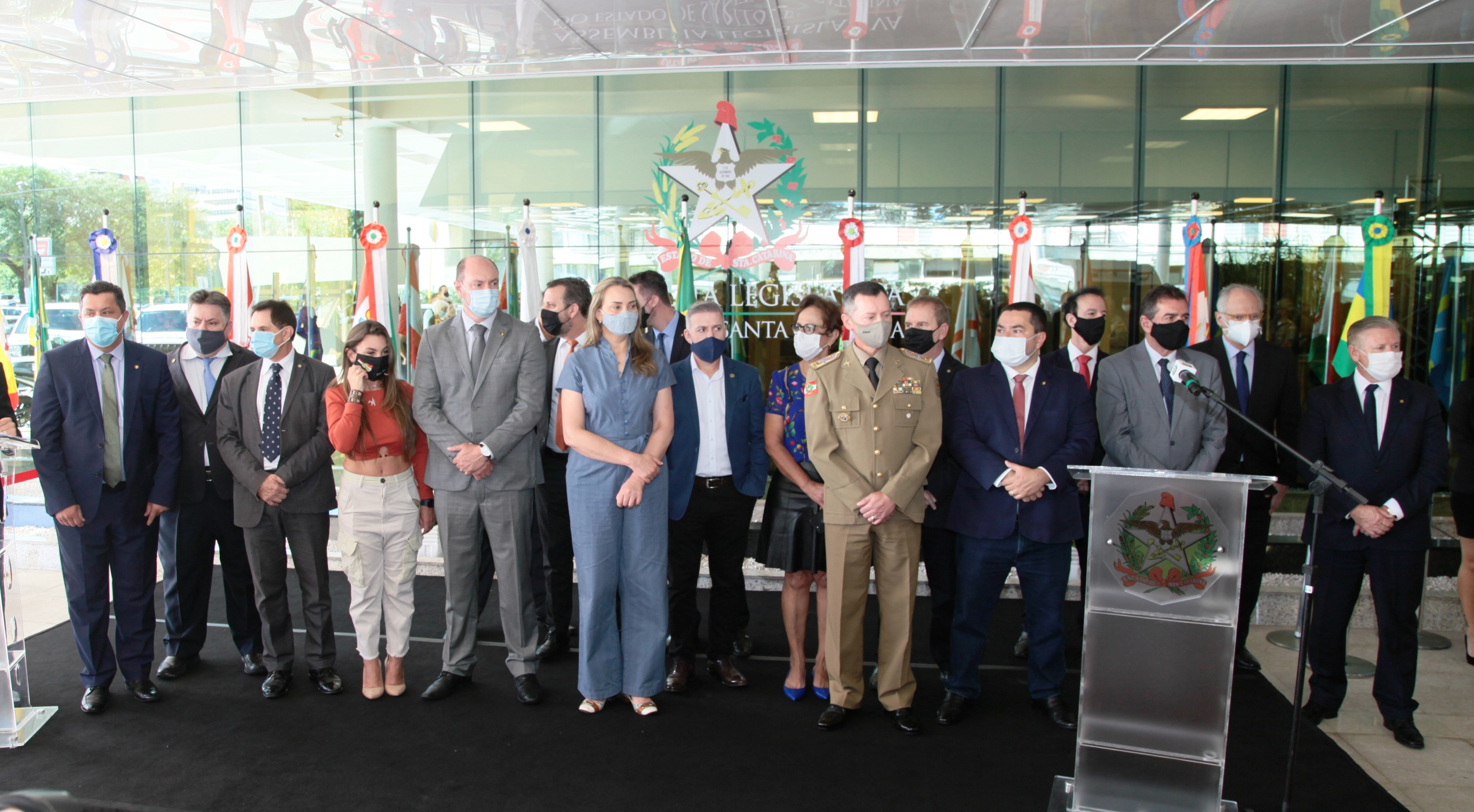 Solenidade de Entrega de Equipamentos à Polícia Militar de SC