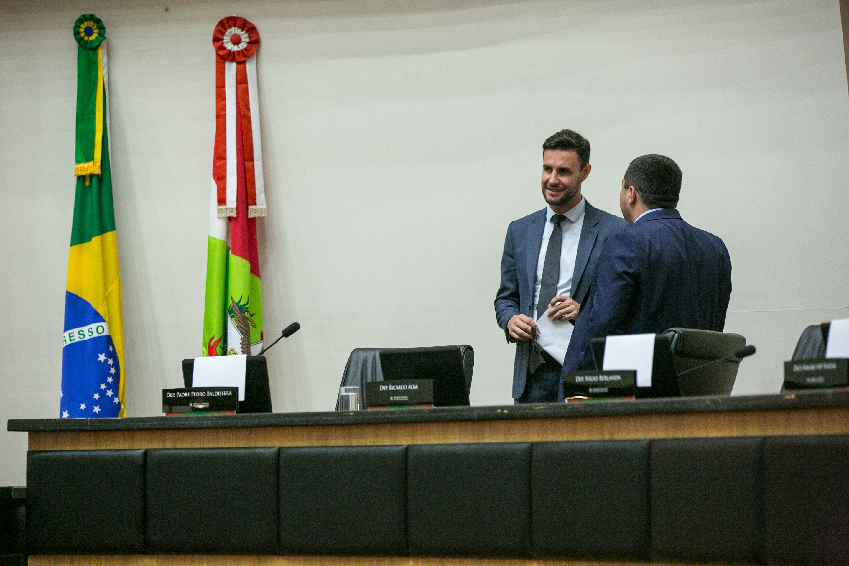 Deputado Felipe Estevão (PSL) e Deputado Ricardo Alba (PSL)